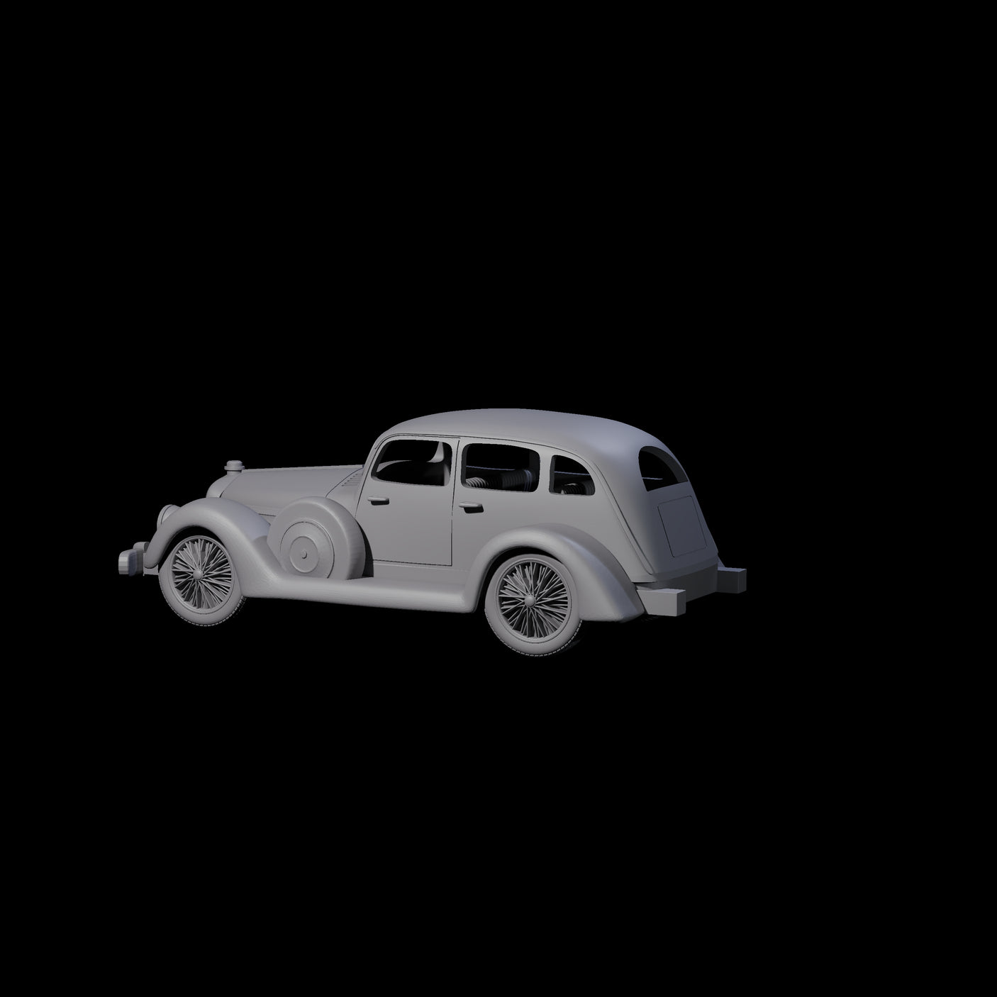 Jaguar Car Miniature for Dungeons and Dragons, Pathfinder or other TTRPGs