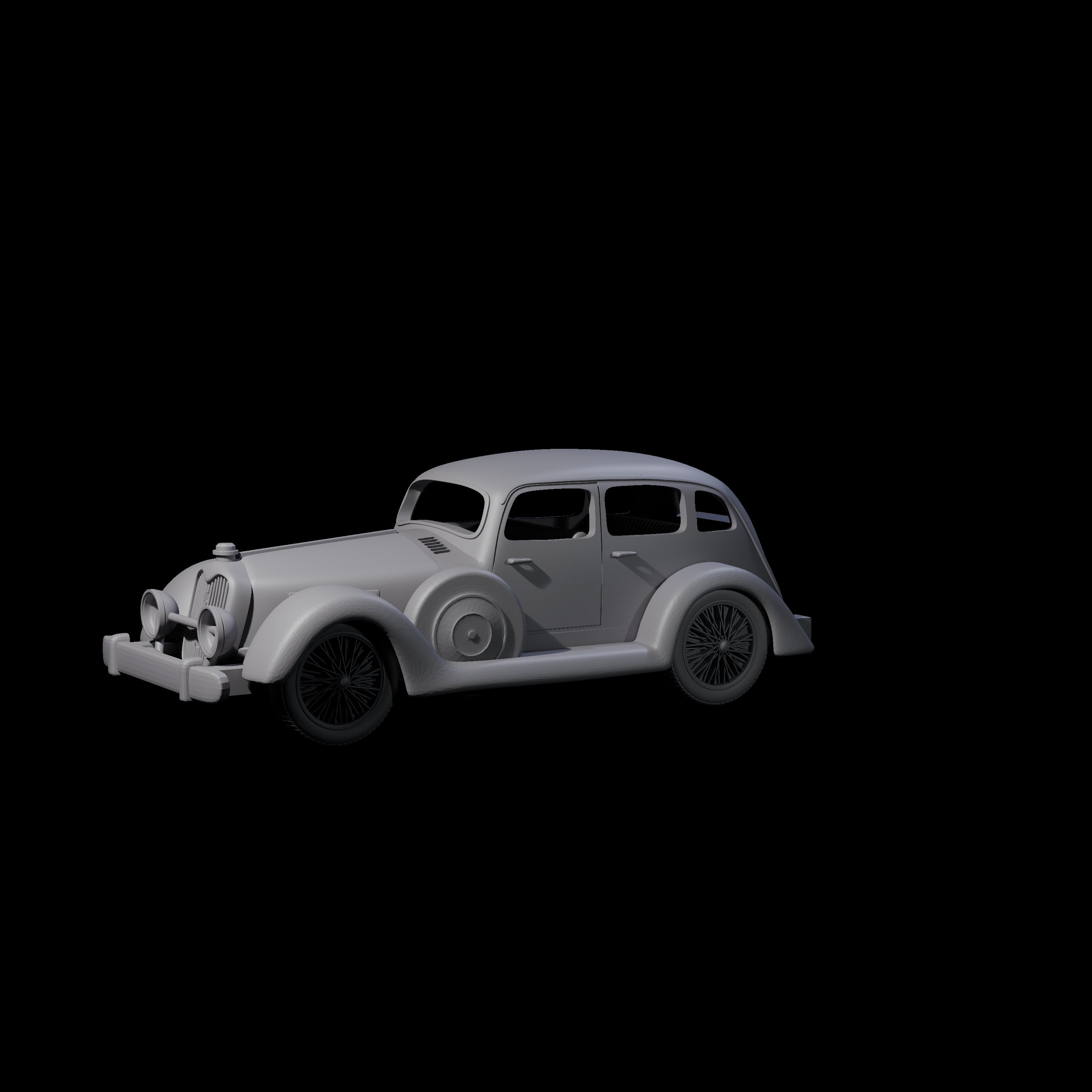 Jaguar Car Miniature for Dungeons and Dragons, Pathfinder or other TTRPGs