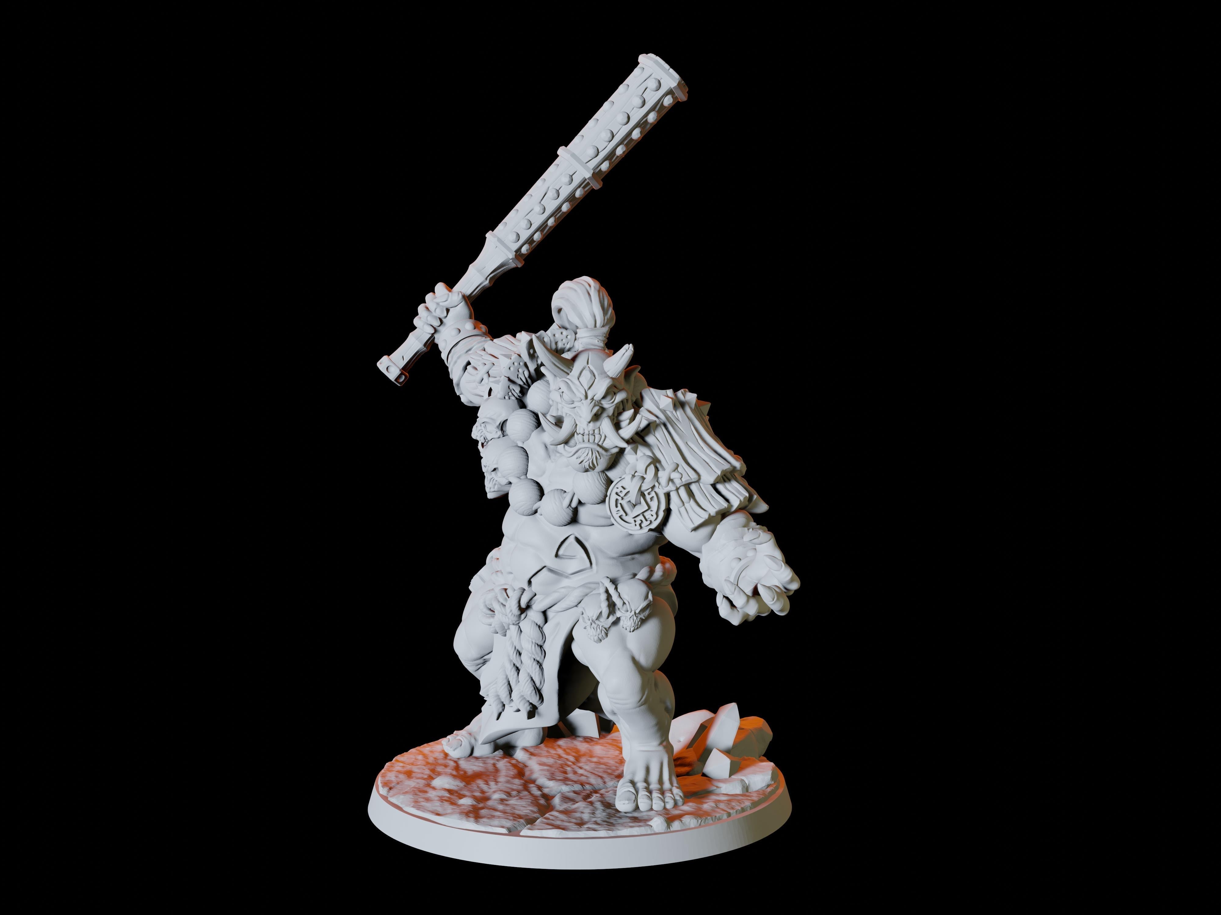 Japanese Inspired Ogre Miniature for Dungeons and Dragons - Myth Forged