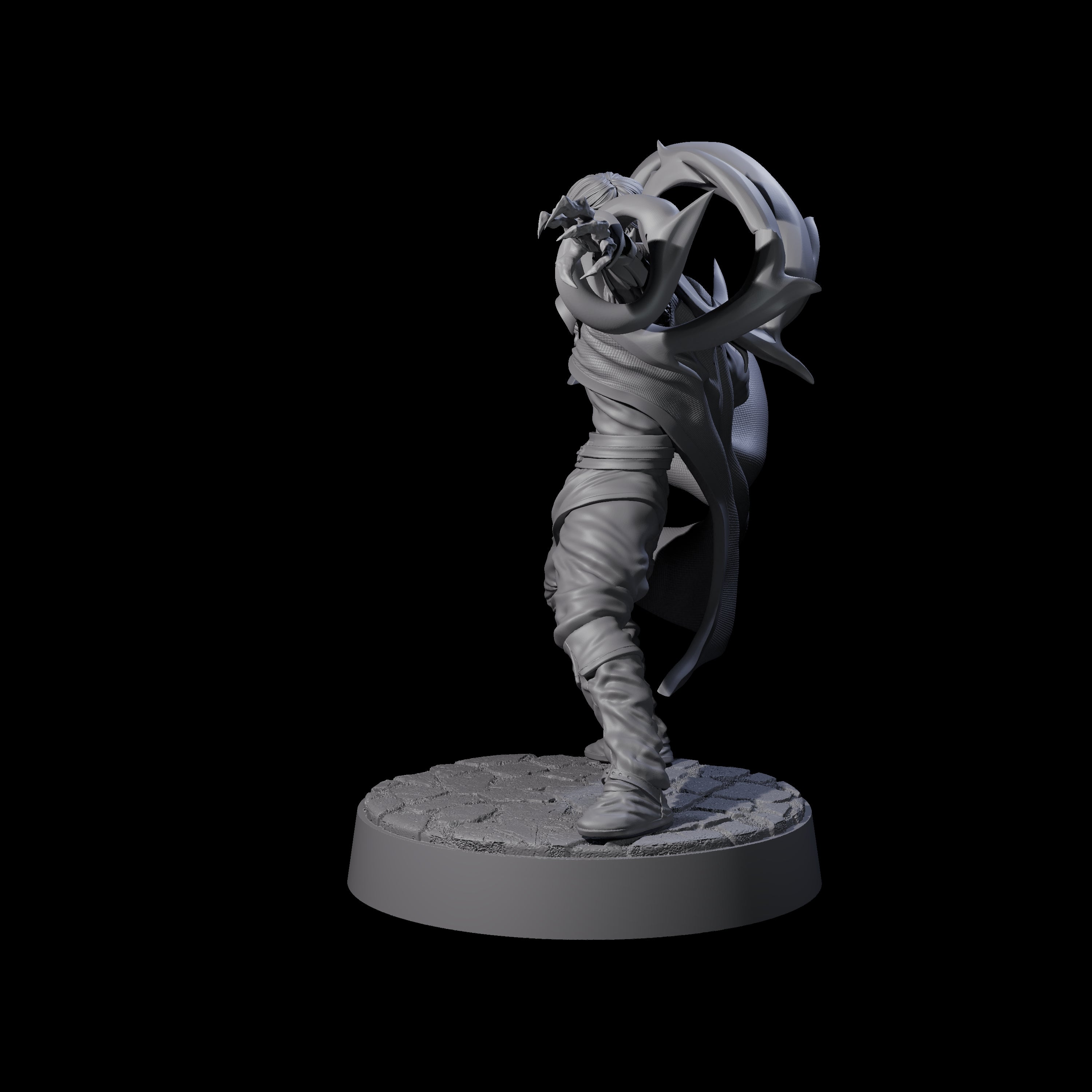 Jarex - Casting Warlock Miniature for Dungeons and Dragons, Pathfinder or other TTRPGs