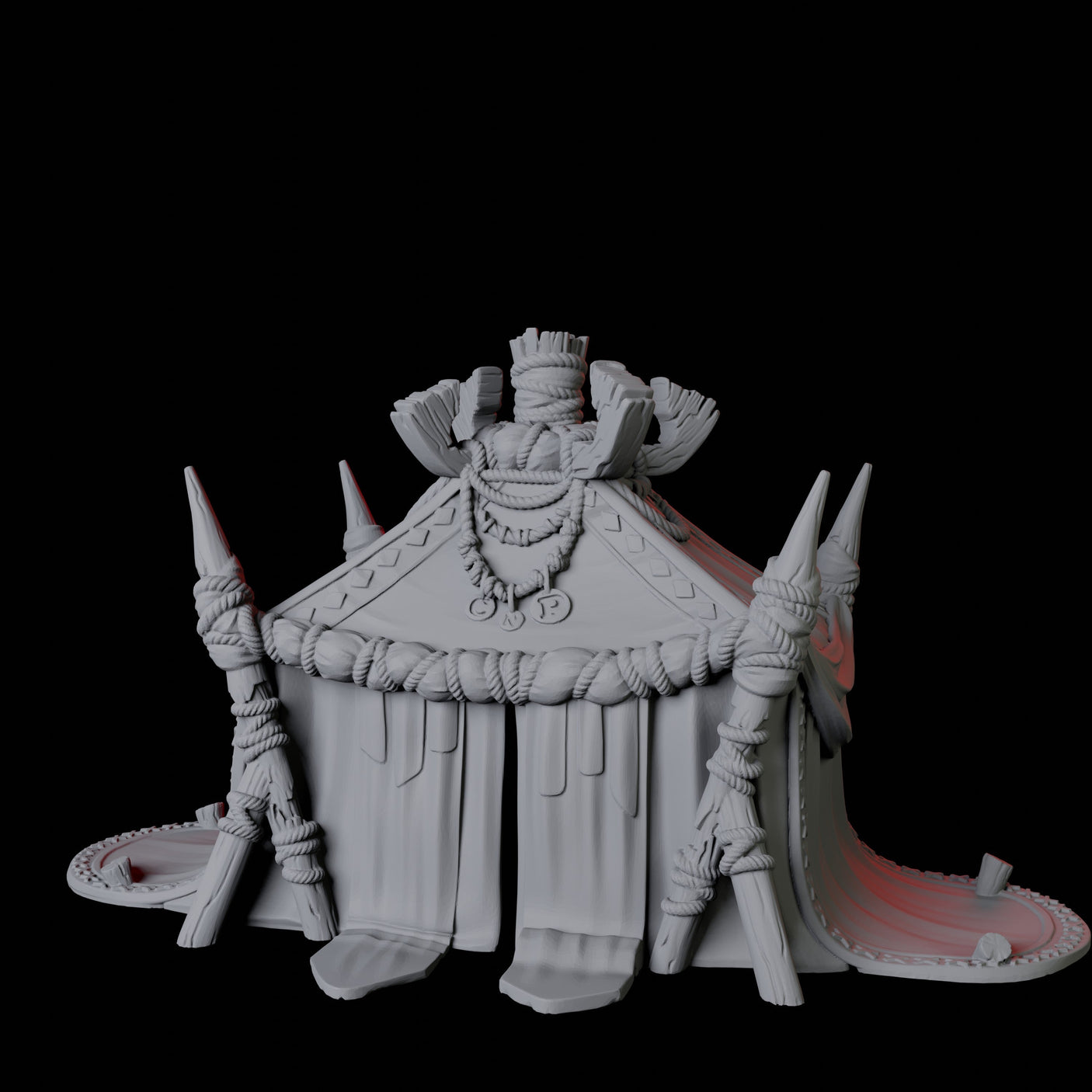 Jousting Tent A Miniature for Dungeons and Dragons, Pathfinder or other TTRPGs