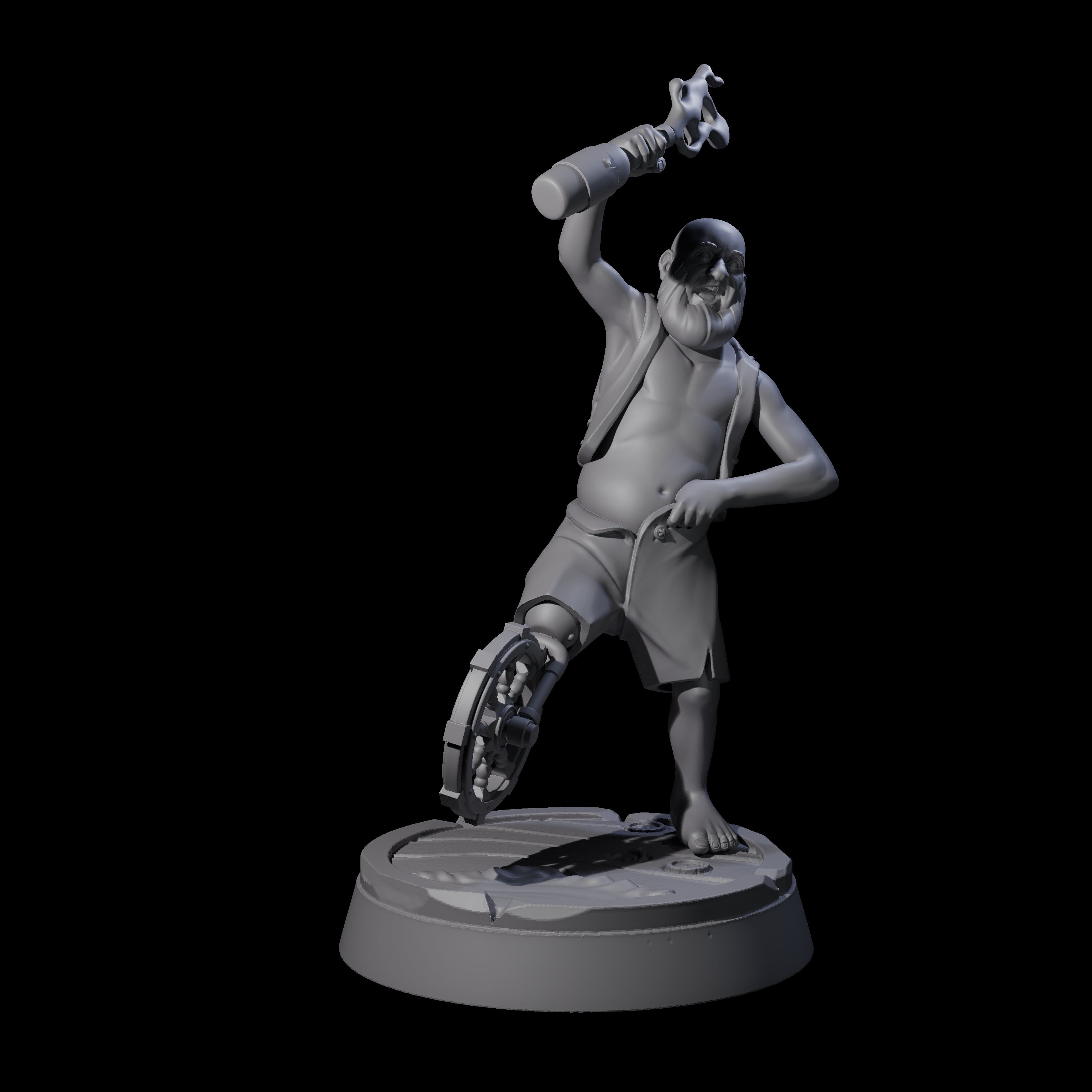 Jovial Human Drunkard Miniature for Dungeons and Dragons, Pathfinder or other TTRPGs