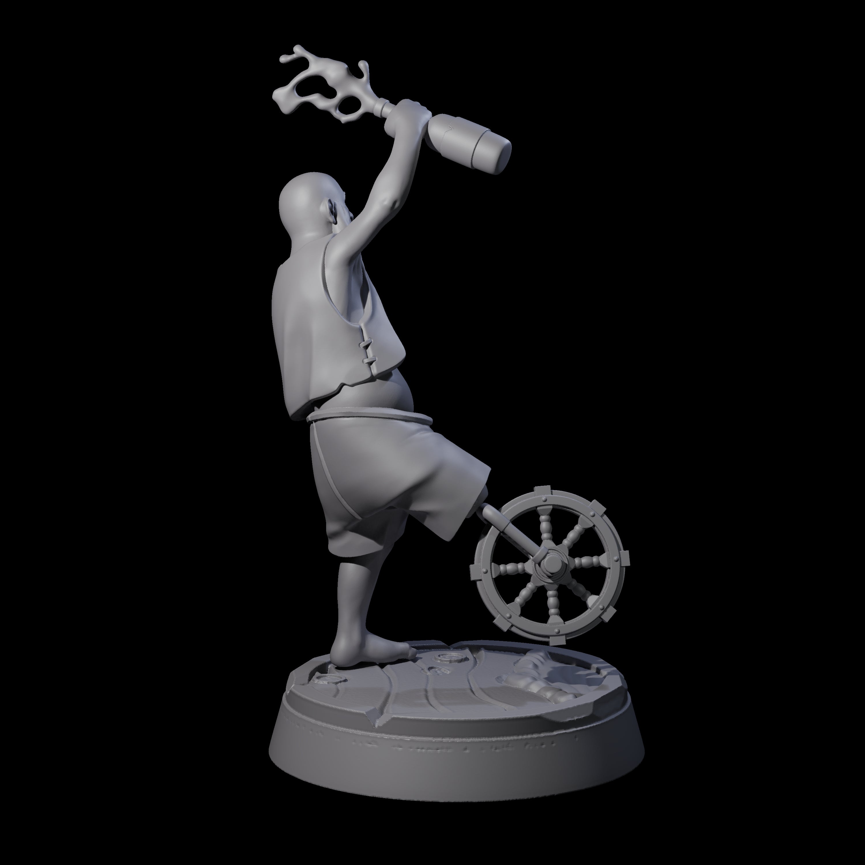Jovial Human Drunkard Miniature for Dungeons and Dragons, Pathfinder or other TTRPGs