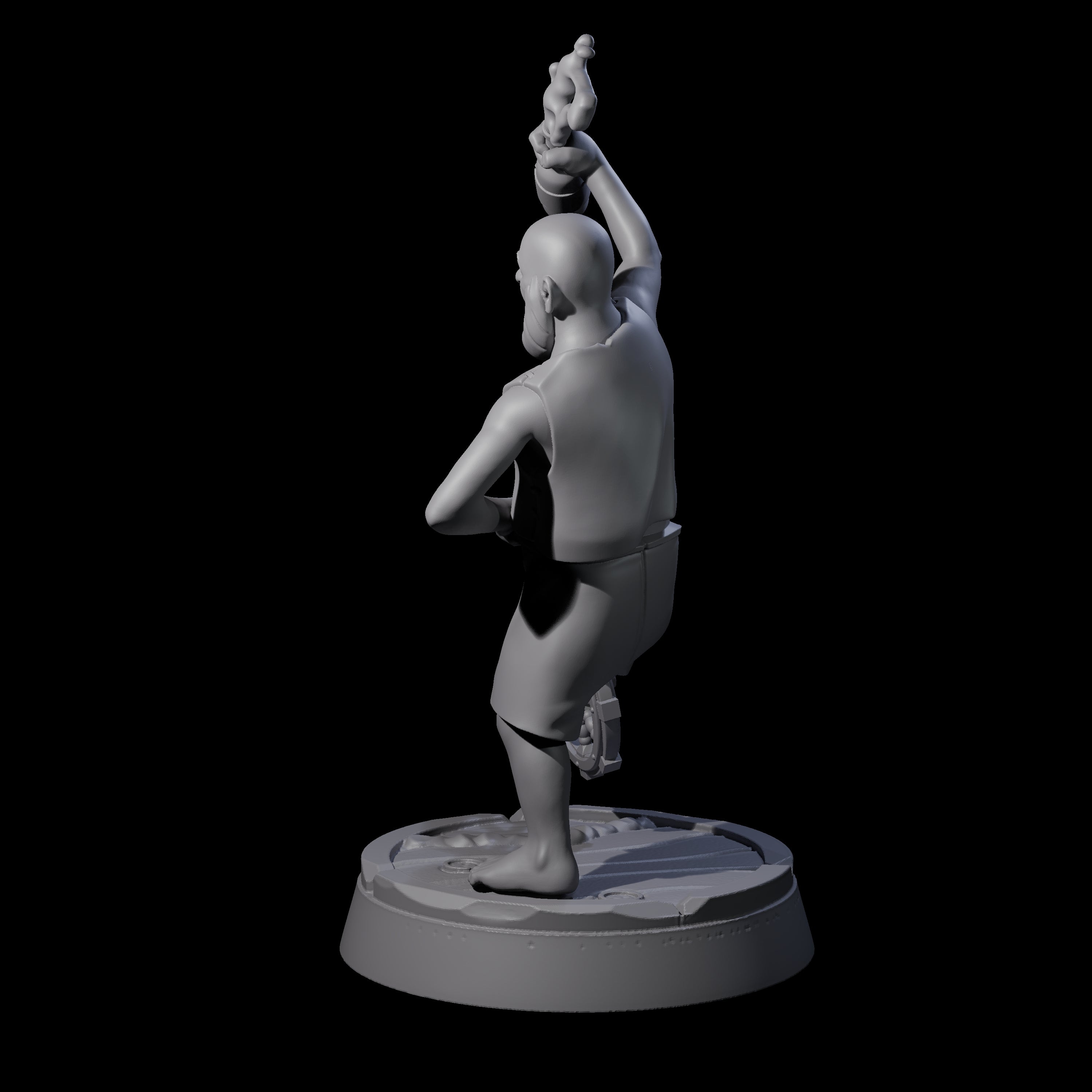 Jovial Human Drunkard Miniature for Dungeons and Dragons, Pathfinder or other TTRPGs