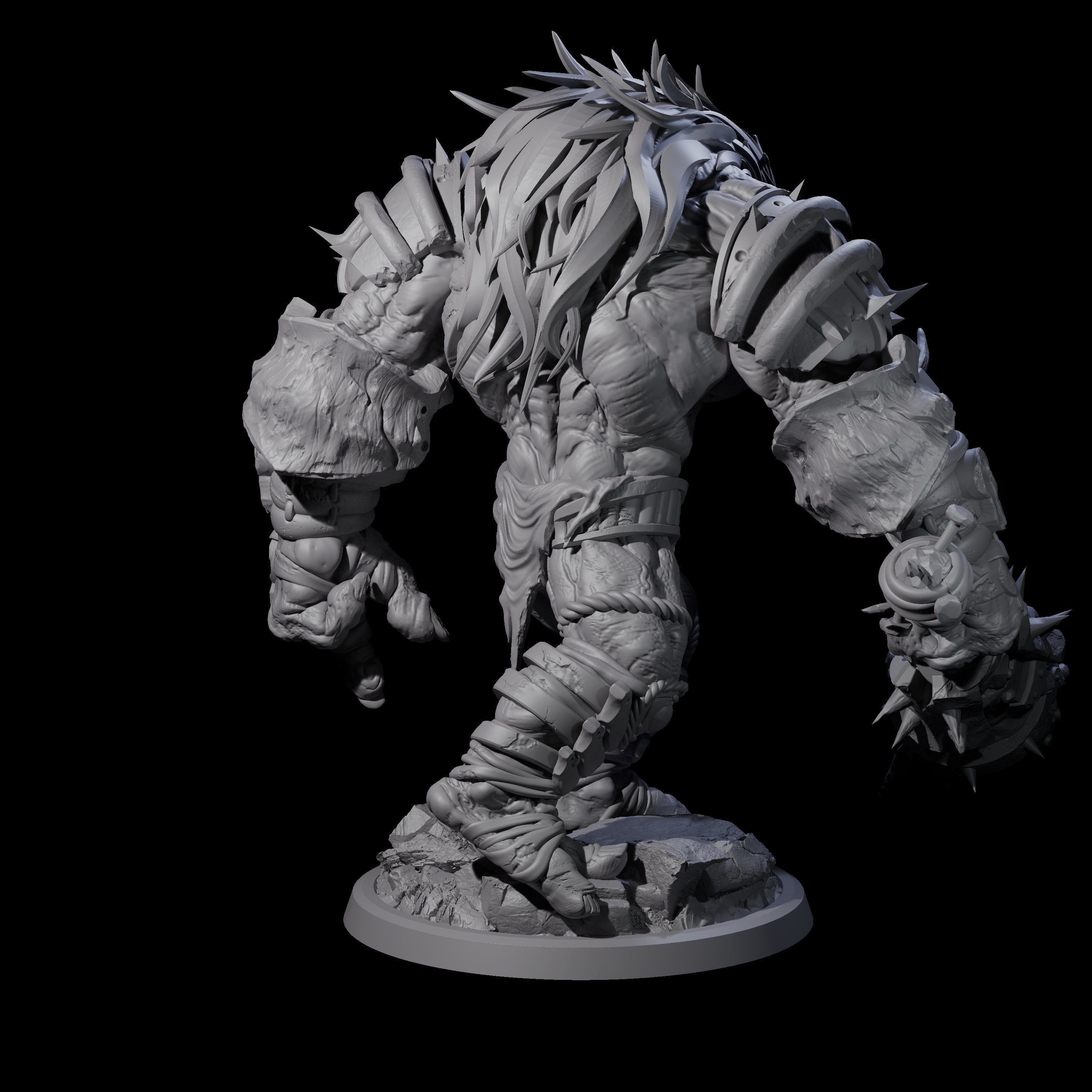 Juiced Up Tusked Hobgoblin Miniature for Dungeons and Dragons, Pathfinder or other TTRPGs