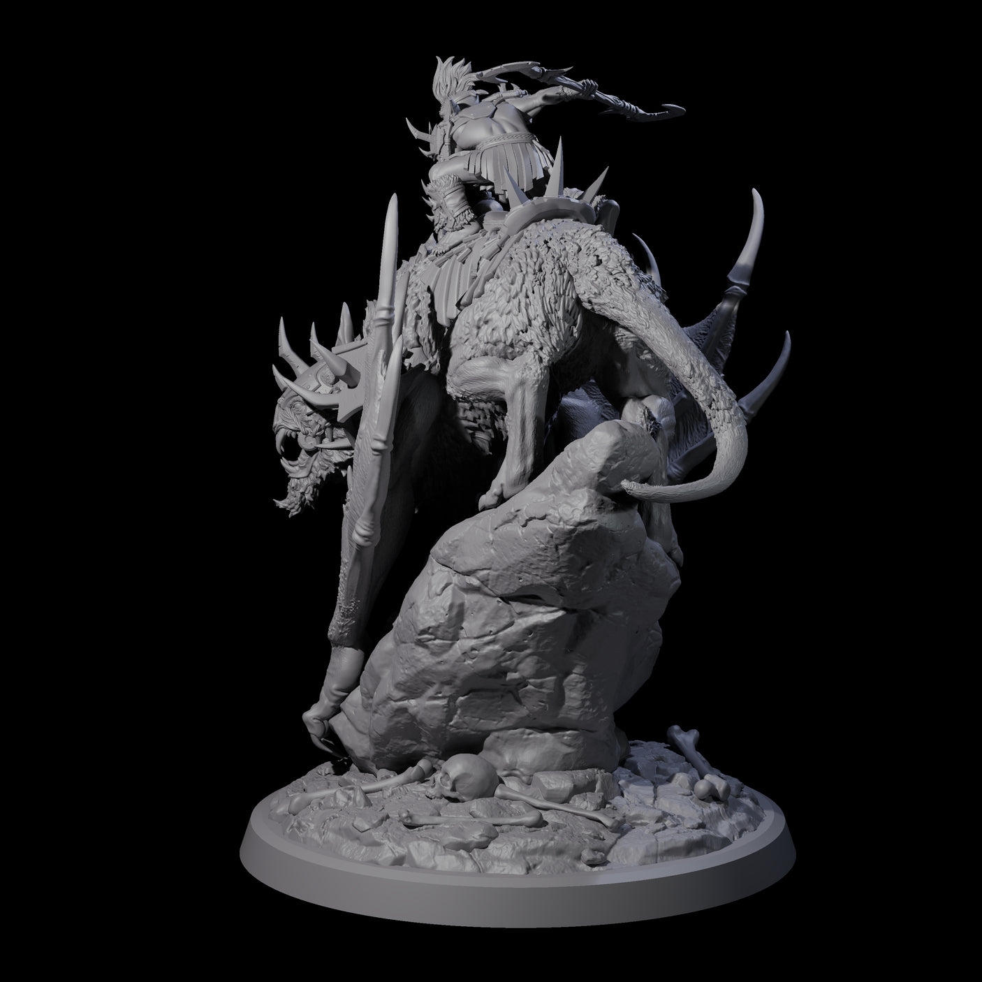 Kamikaze Werebat Riding Goblin D Miniature for Dungeons and Dragons, Pathfinder or other TTRPGs