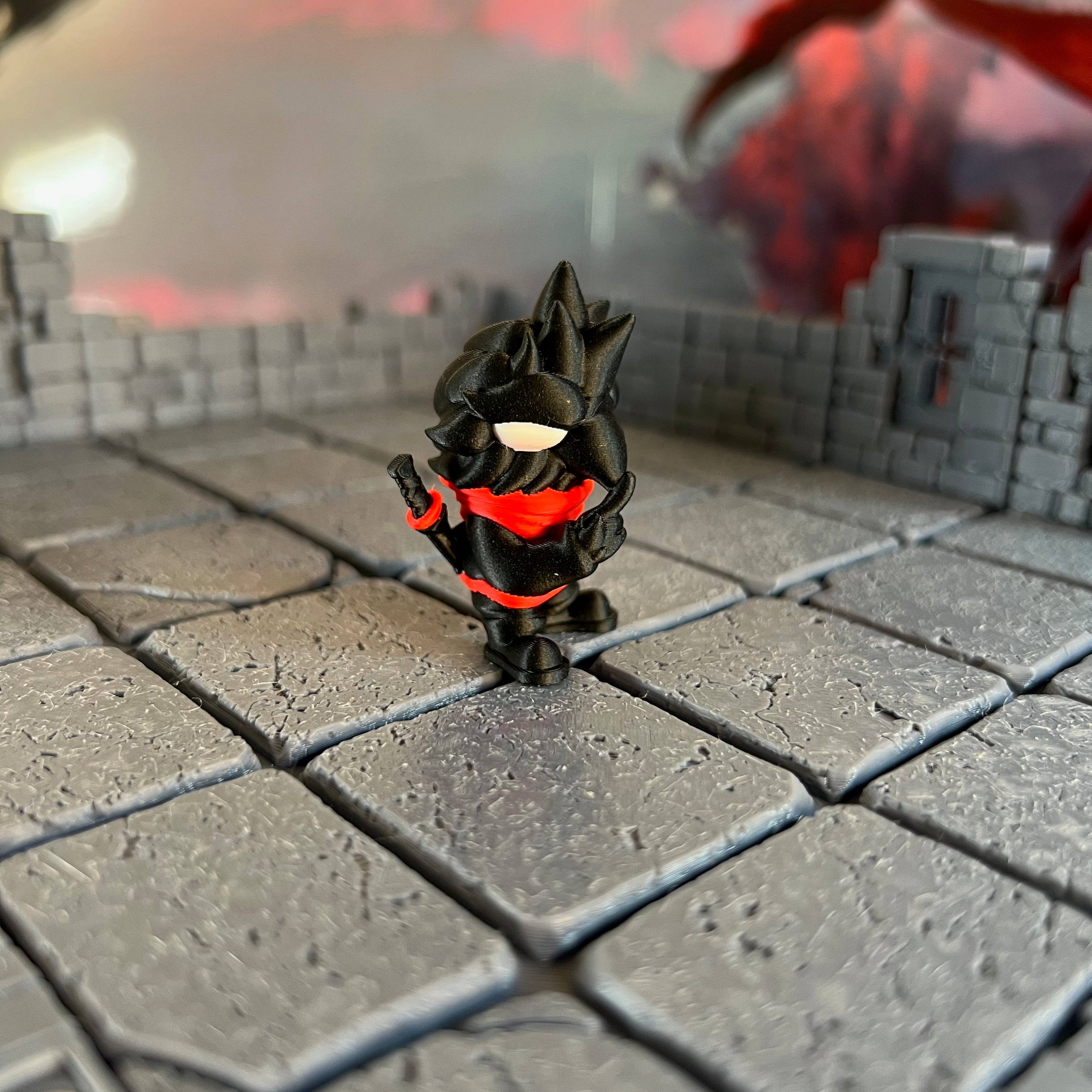 Kenku Rogue Ninja Assassin Multicolour Table Ready Miniature Miniature for Dungeons and Dragons, Pathfinder or other TTRPGs