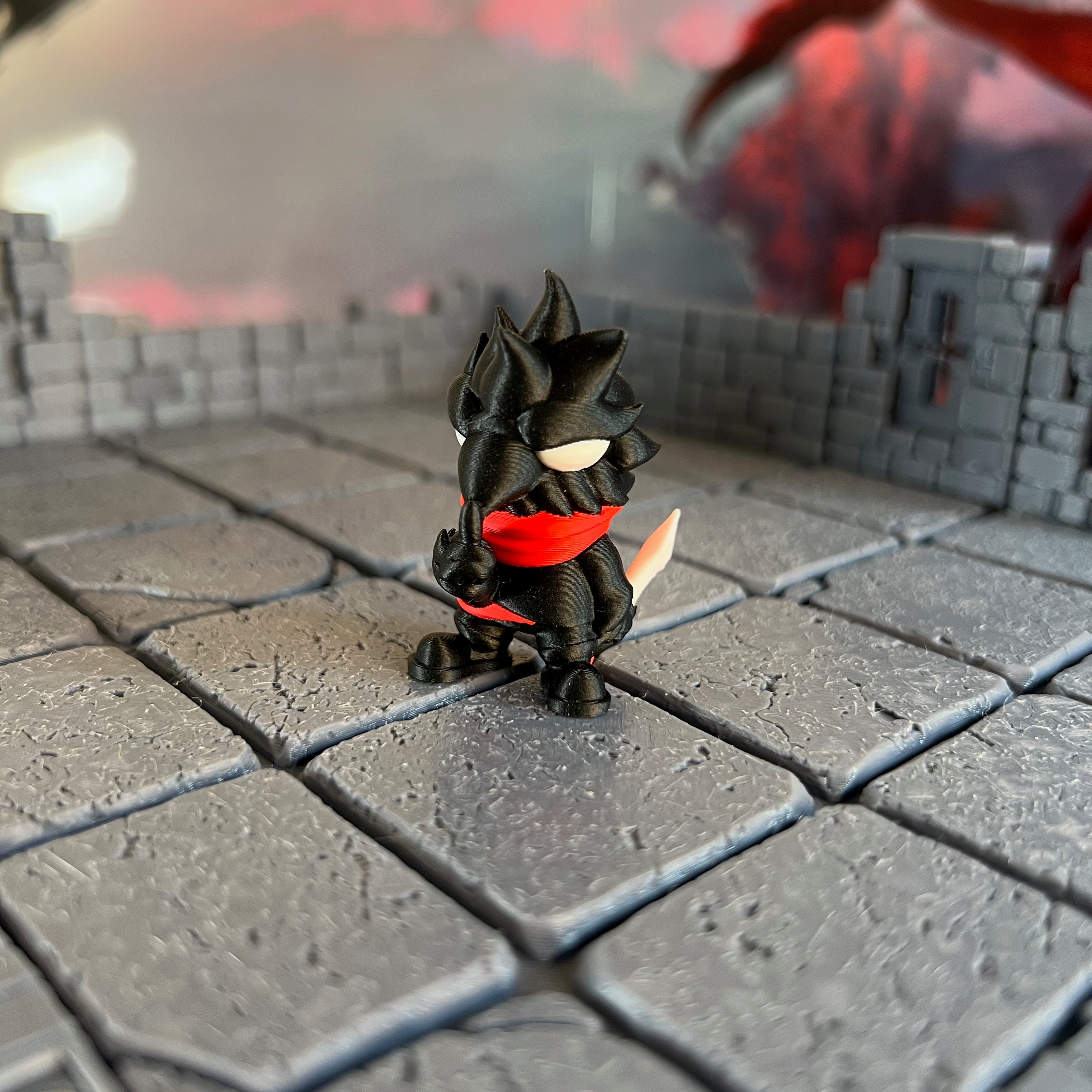 Kenku Rogue Ninja Assassin Multicolour Table Ready Miniature Miniature for Dungeons and Dragons, Pathfinder or other TTRPGs