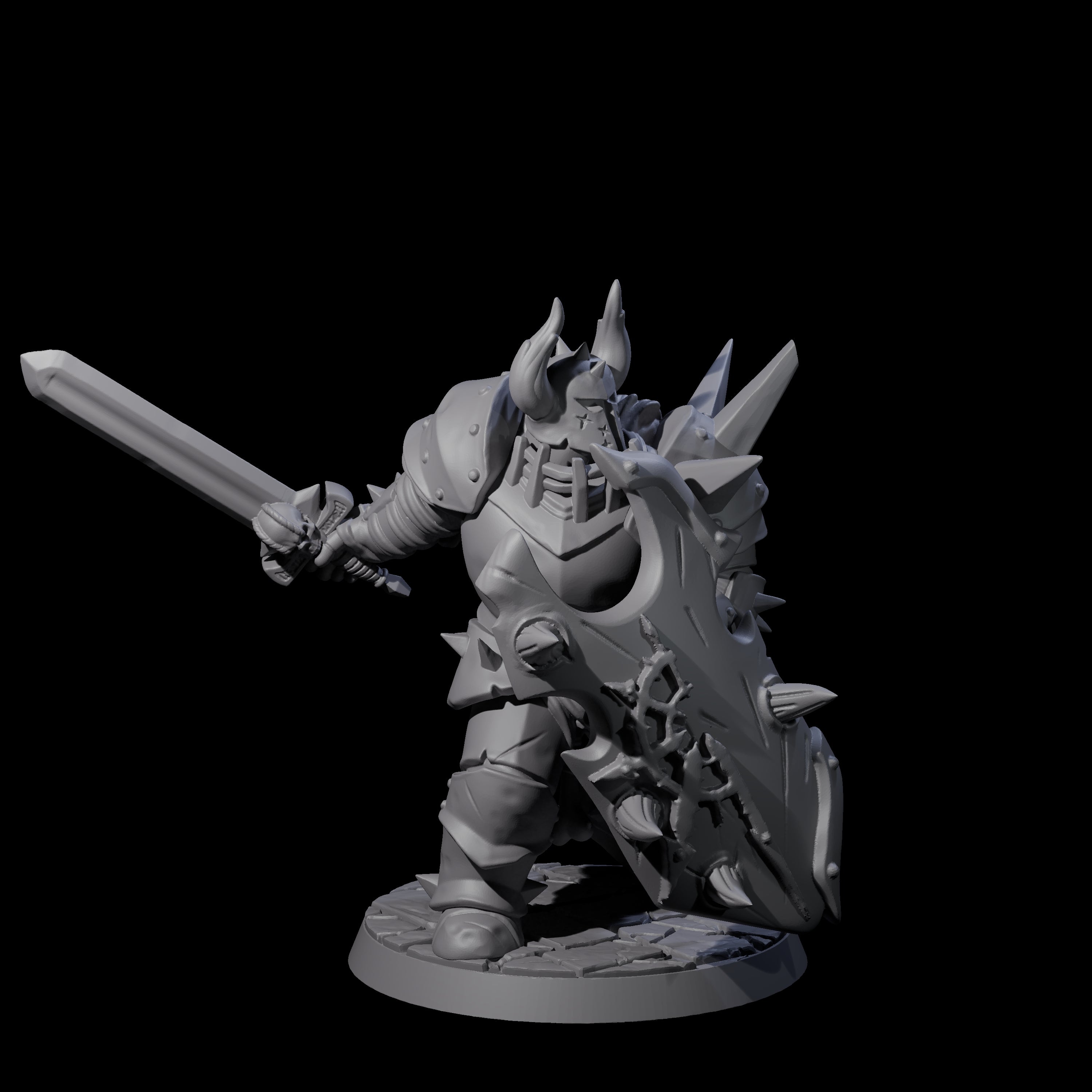 Knight of the Nine Hells Miniature for Dungeons and Dragons, Pathfinder or other TTRPGs