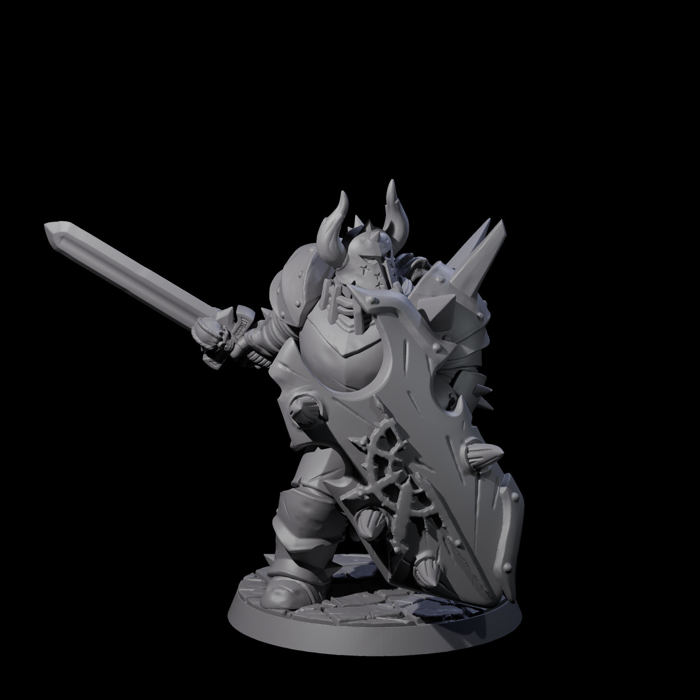 Knight of the Nine Hells Miniature for Dungeons and Dragons, Pathfinder or other TTRPGs