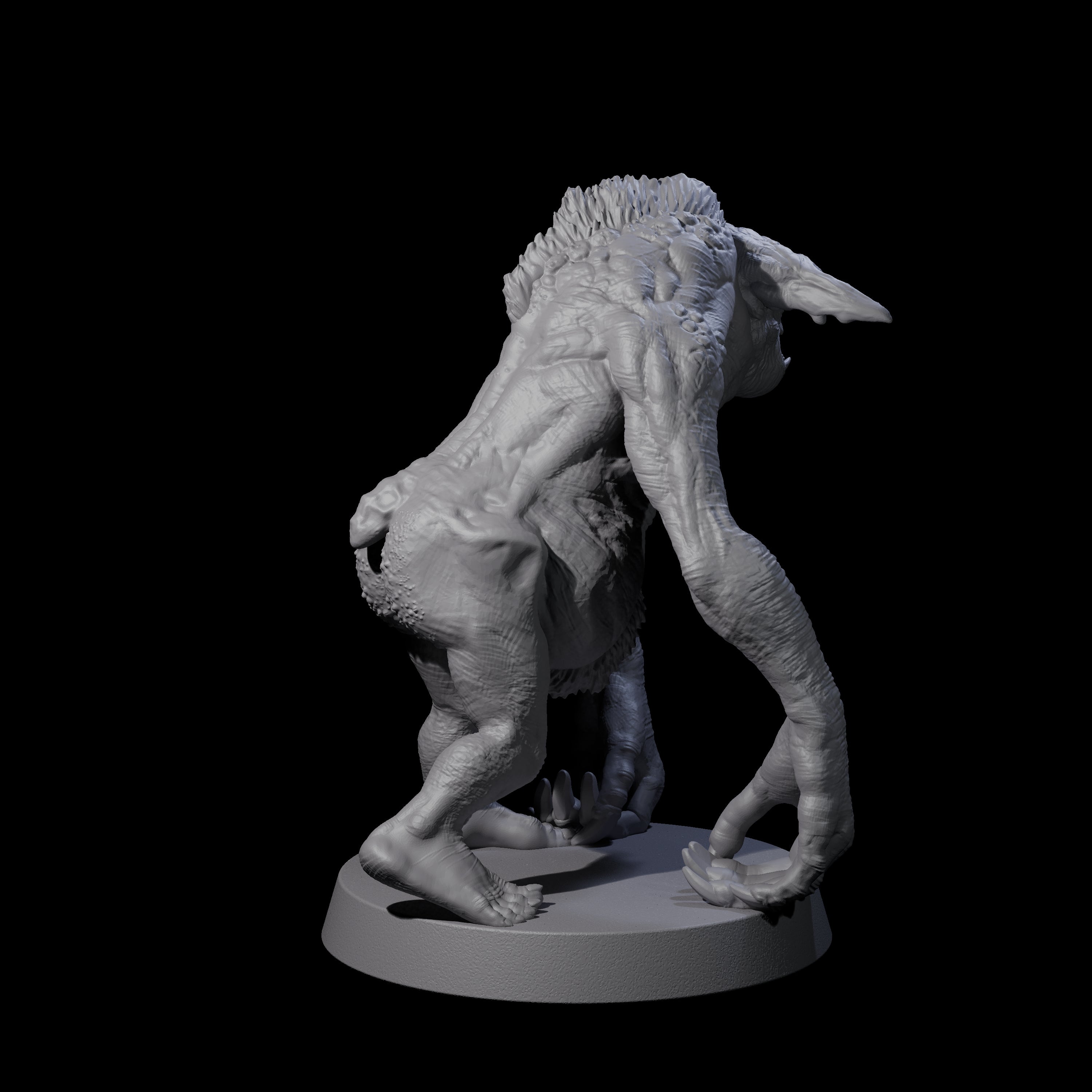 Knuckle Dragger Dretch A Miniature for Dungeons and Dragons, Pathfinder or other TTRPGs