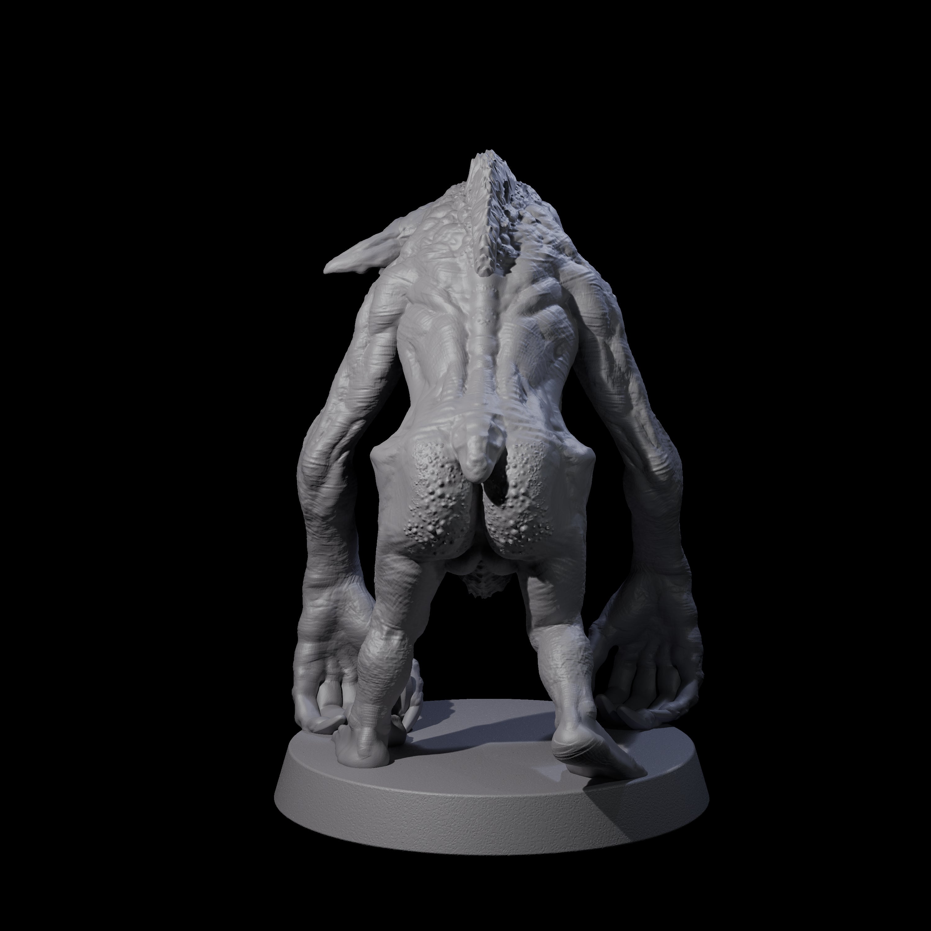 Knuckle Dragger Dretch A Miniature for Dungeons and Dragons, Pathfinder or other TTRPGs