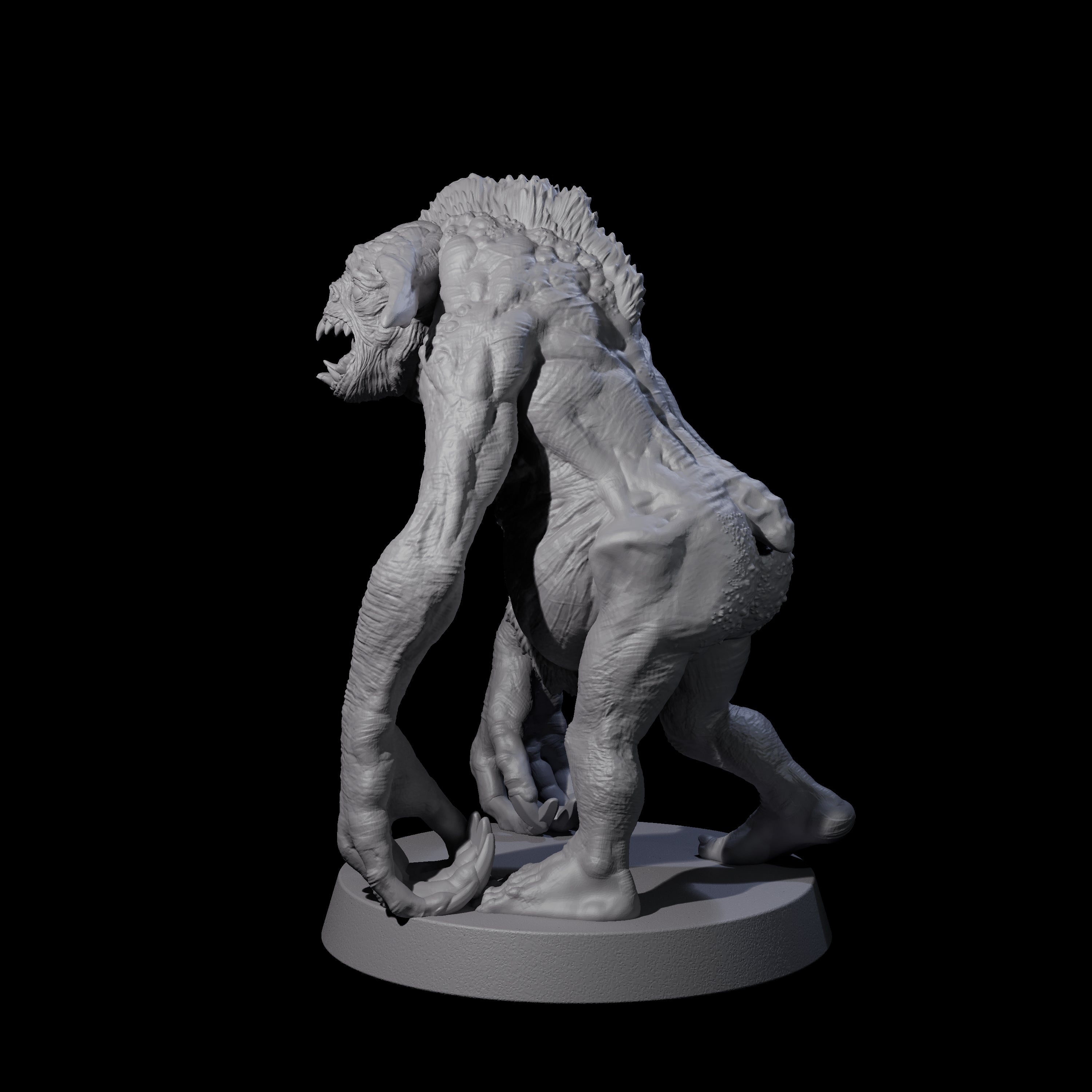 Knuckle Dragger Dretch A Miniature for Dungeons and Dragons, Pathfinder or other TTRPGs