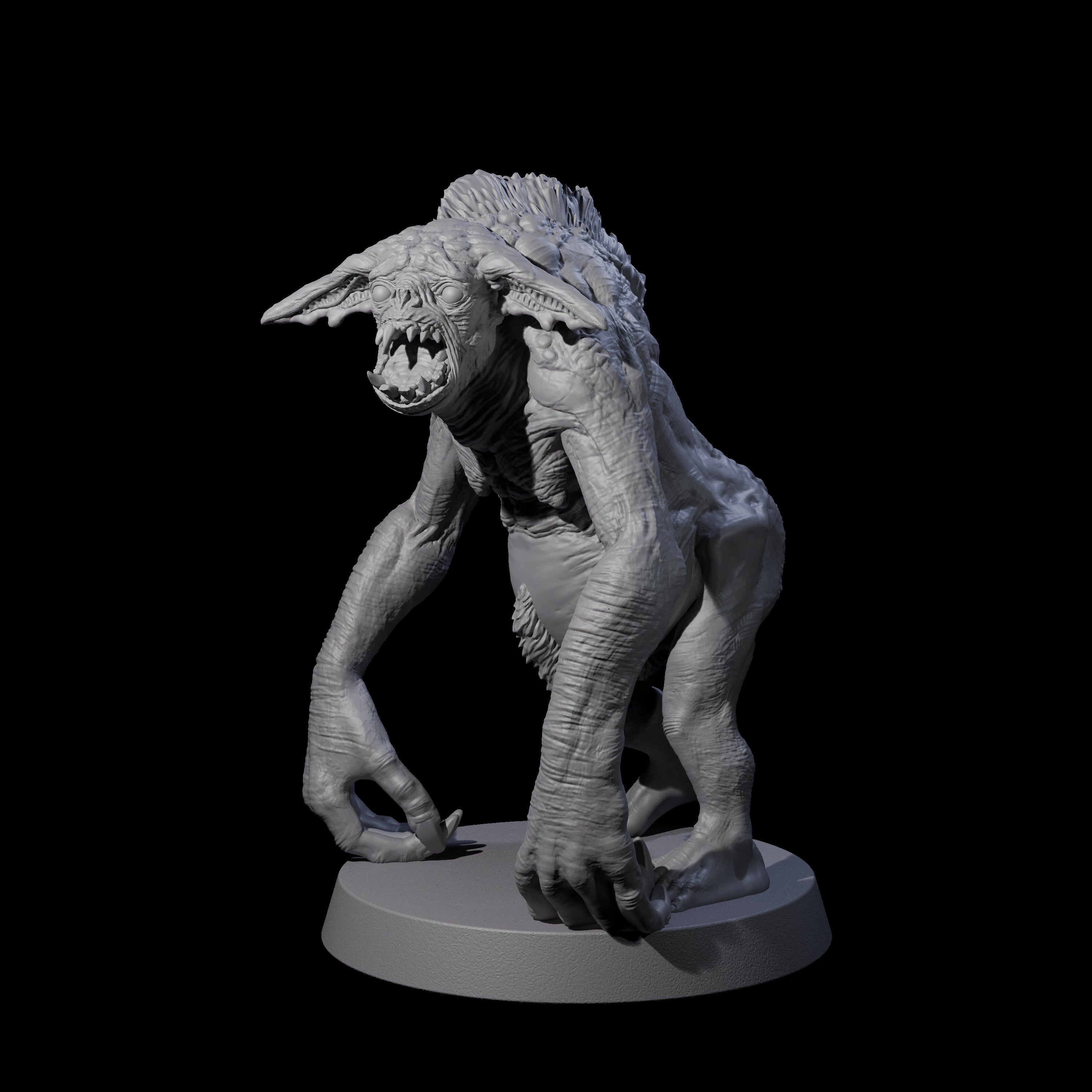 Knuckle Dragger Dretch A Miniature for Dungeons and Dragons, Pathfinder or other TTRPGs