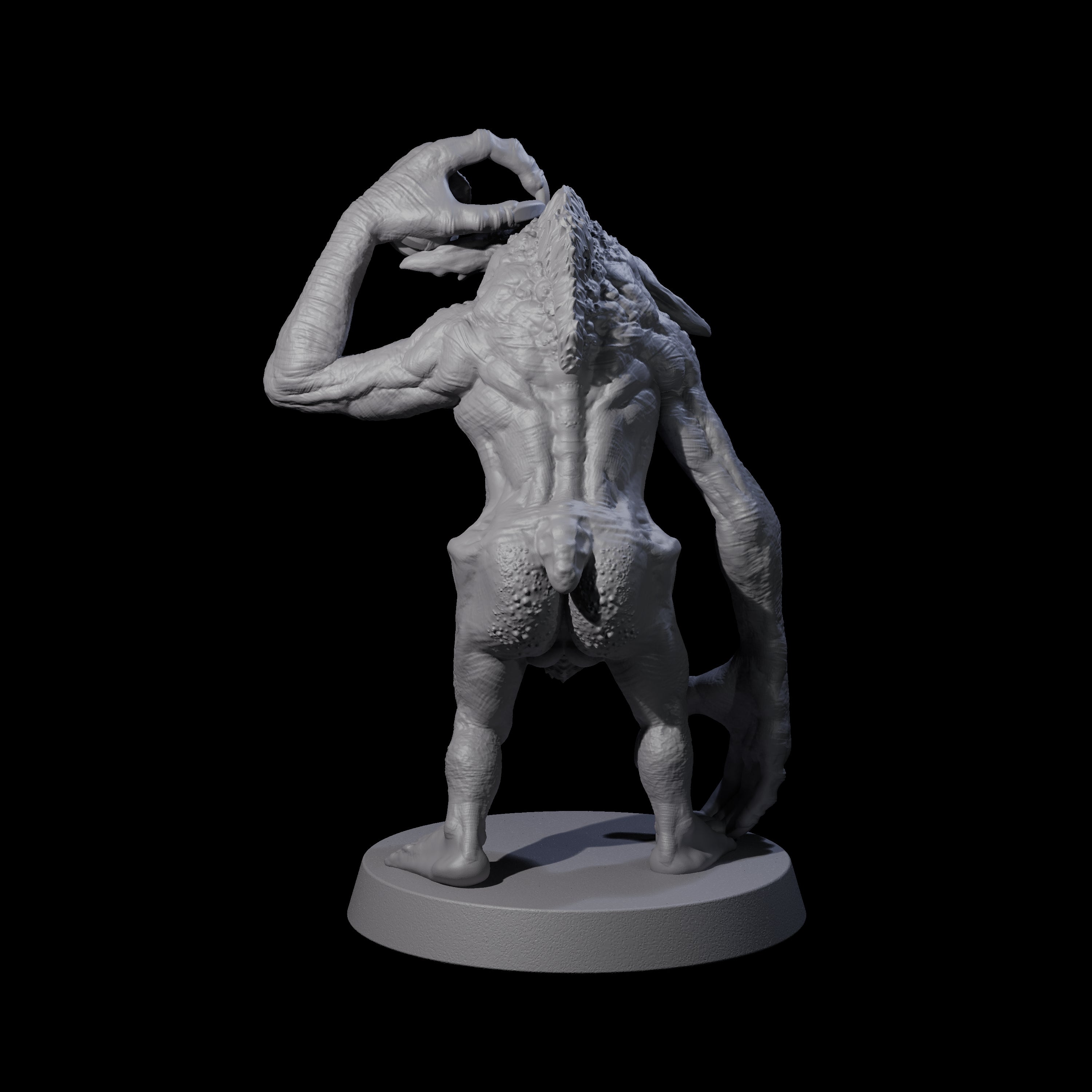 Knuckle Dragger Dretch B Miniature for Dungeons and Dragons, Pathfinder or other TTRPGs