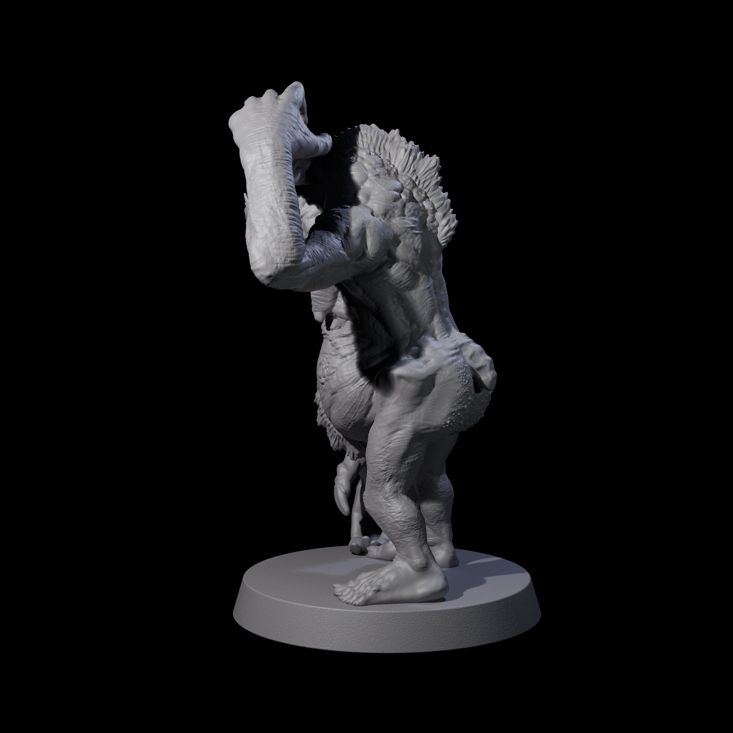 Knuckle Dragger Dretch B Miniature for Dungeons and Dragons, Pathfinder or other TTRPGs