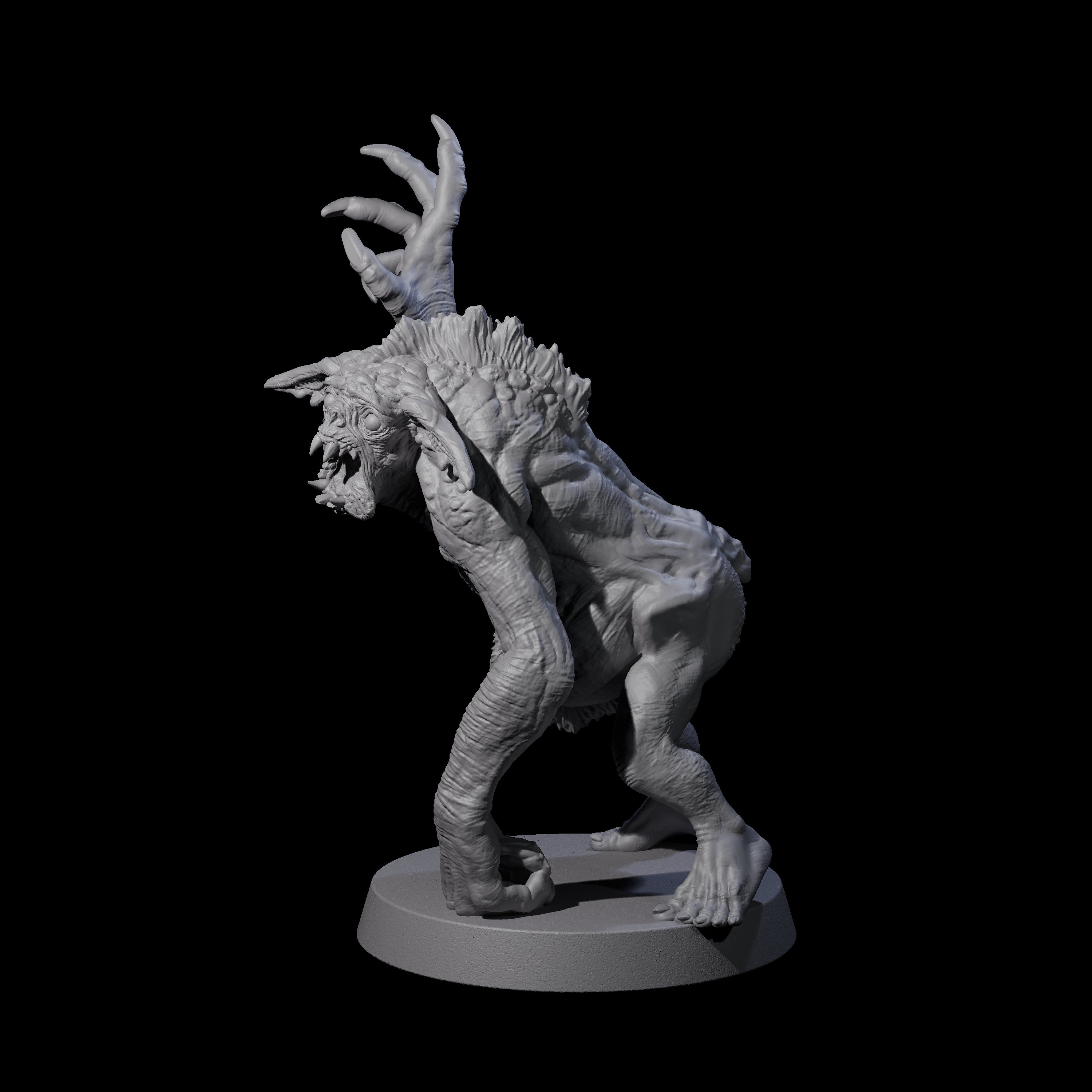 Knuckle Dragger Dretch C Miniature for Dungeons and Dragons, Pathfinder or other TTRPGs