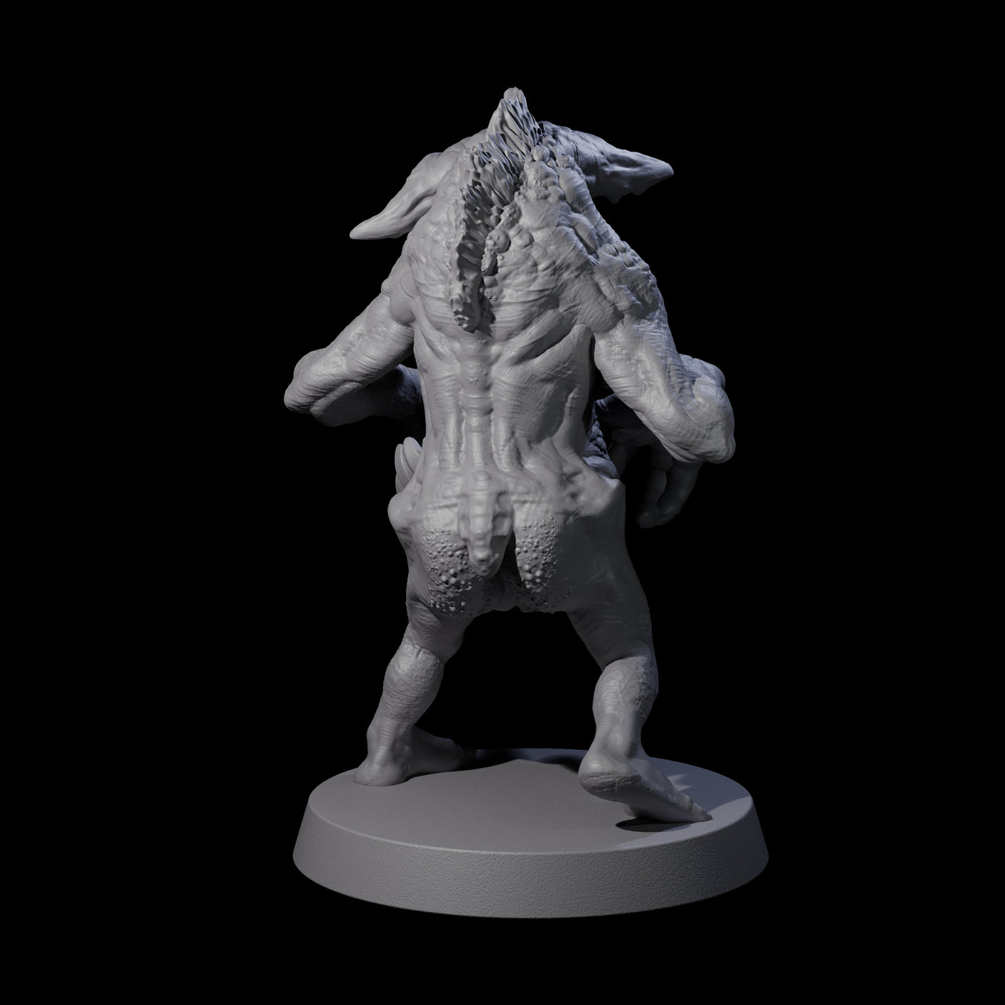 Knuckle Dragger Dretch D Miniature for Dungeons and Dragons, Pathfinder or other TTRPGs