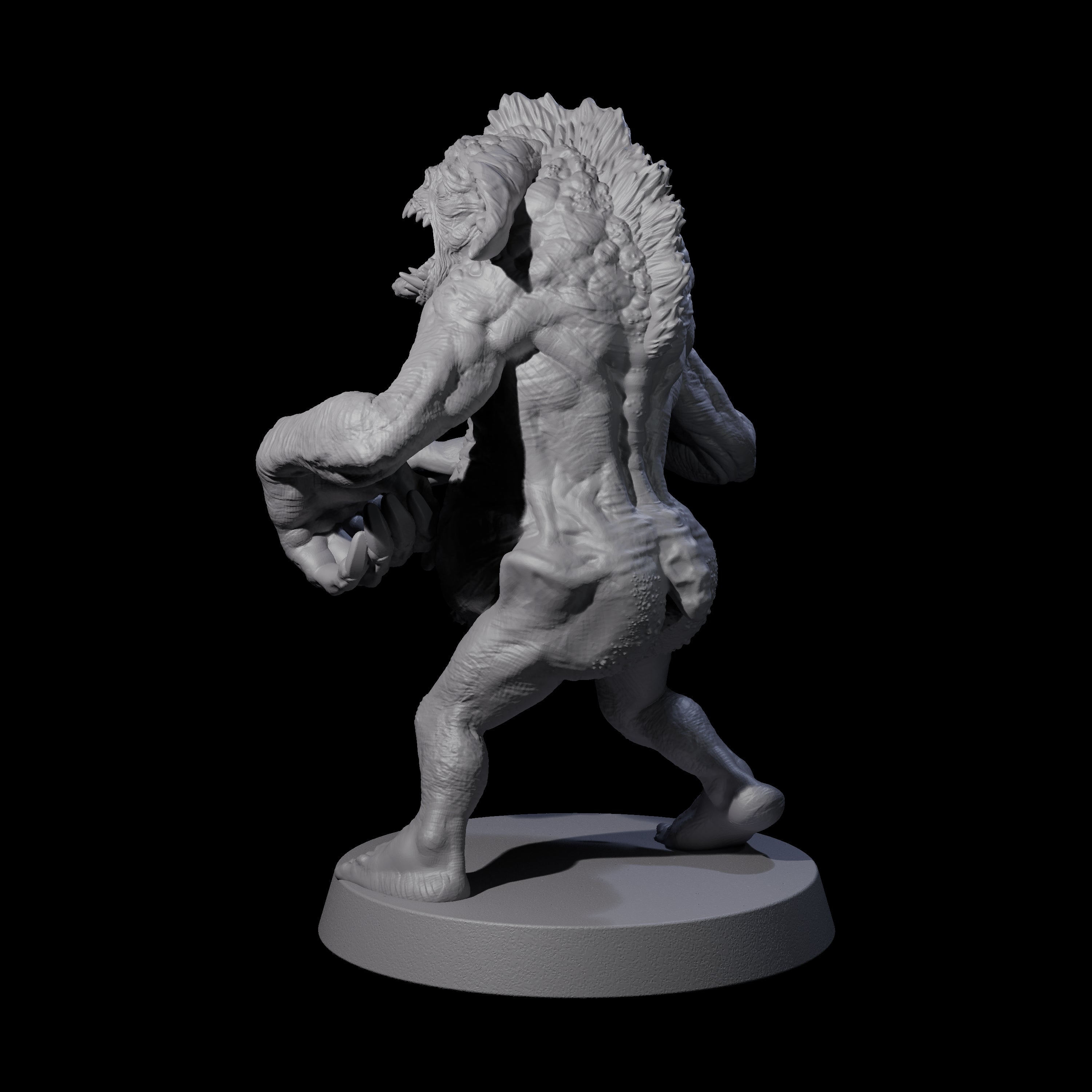 Knuckle Dragger Dretch D Miniature for Dungeons and Dragons, Pathfinder or other TTRPGs