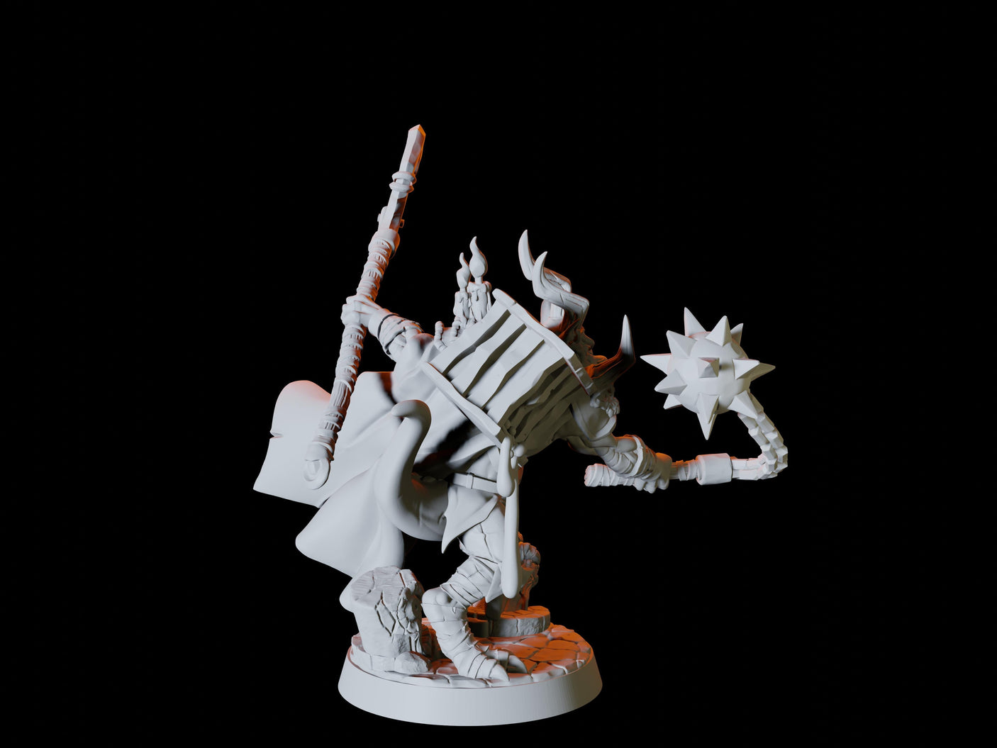 Kobold Boss Miniature for Dungeons and Dragons, Pathfinder or other TTRPGs