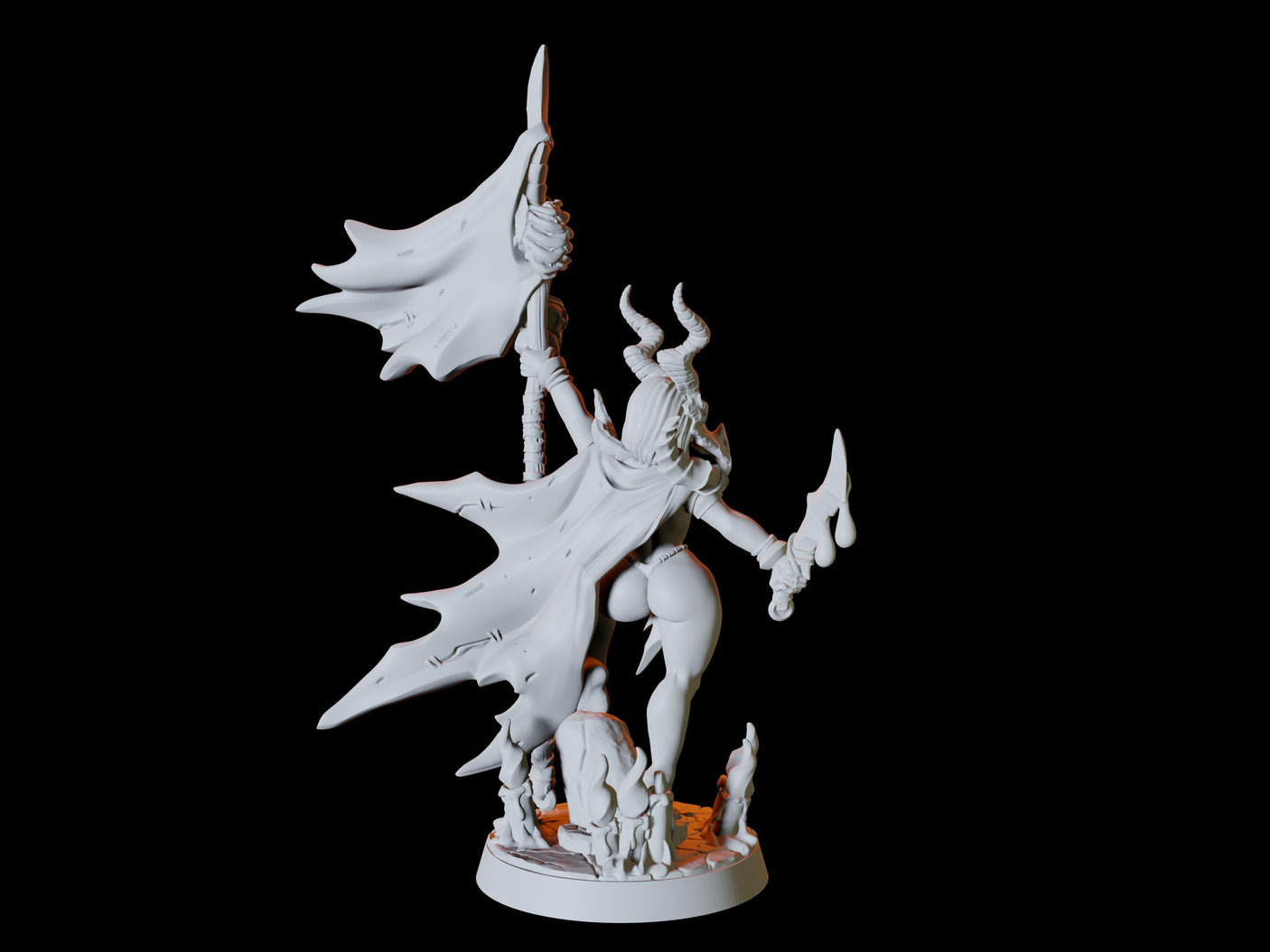 Kobold Pinup Miniature for Dungeons and Dragons, Pathfinder or other TTRPGs