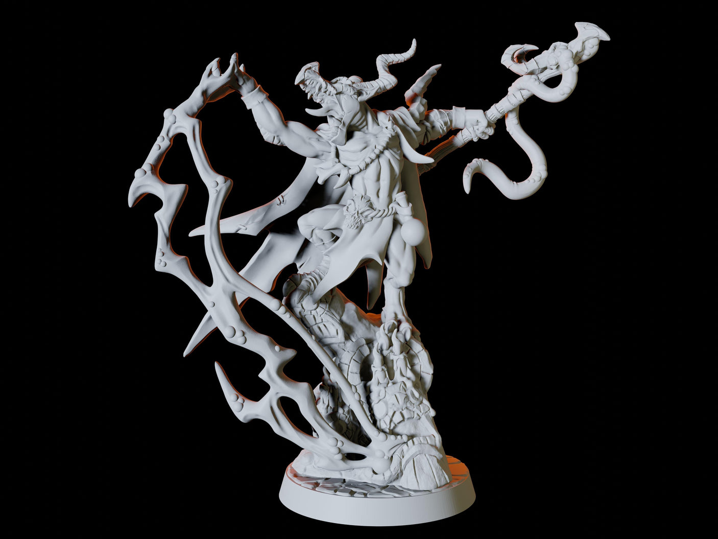 Kobold Wizard Miniature for Dungeons and Dragons, Pathfinder or other TTRPGs