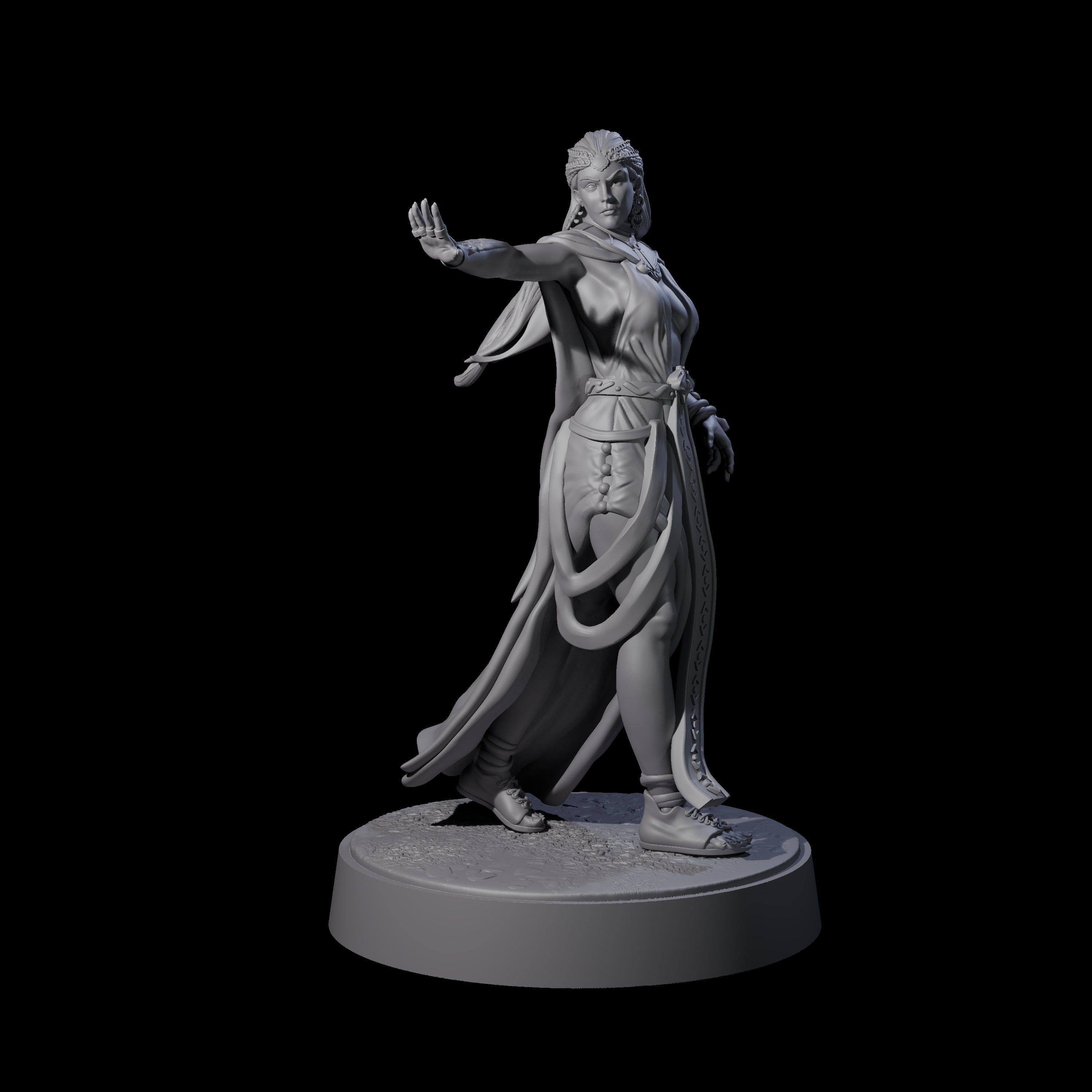 Lady Hera - Confident Sorcerer Miniature for Dungeons and Dragons, Pathfinder or other TTRPGs