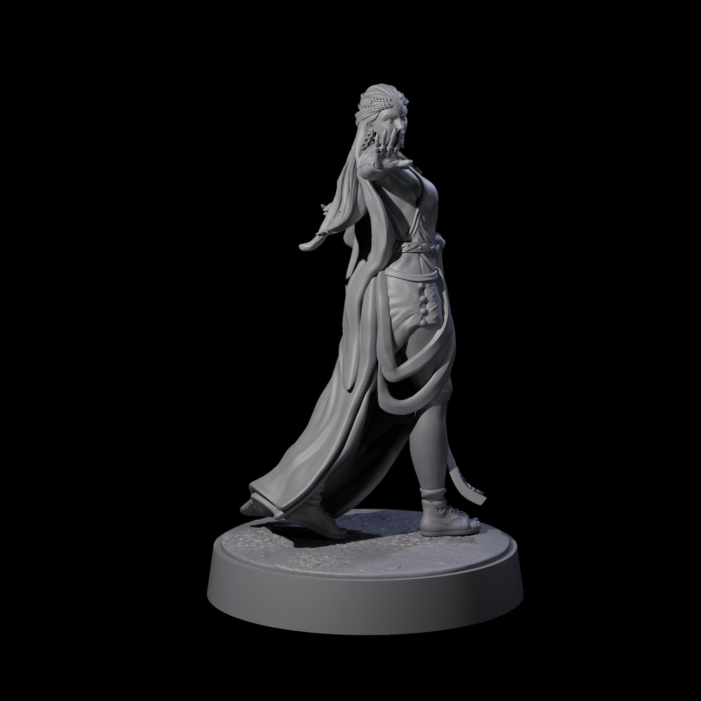 Lady Hera - Confident Sorcerer Miniature for Dungeons and Dragons, Pathfinder or other TTRPGs