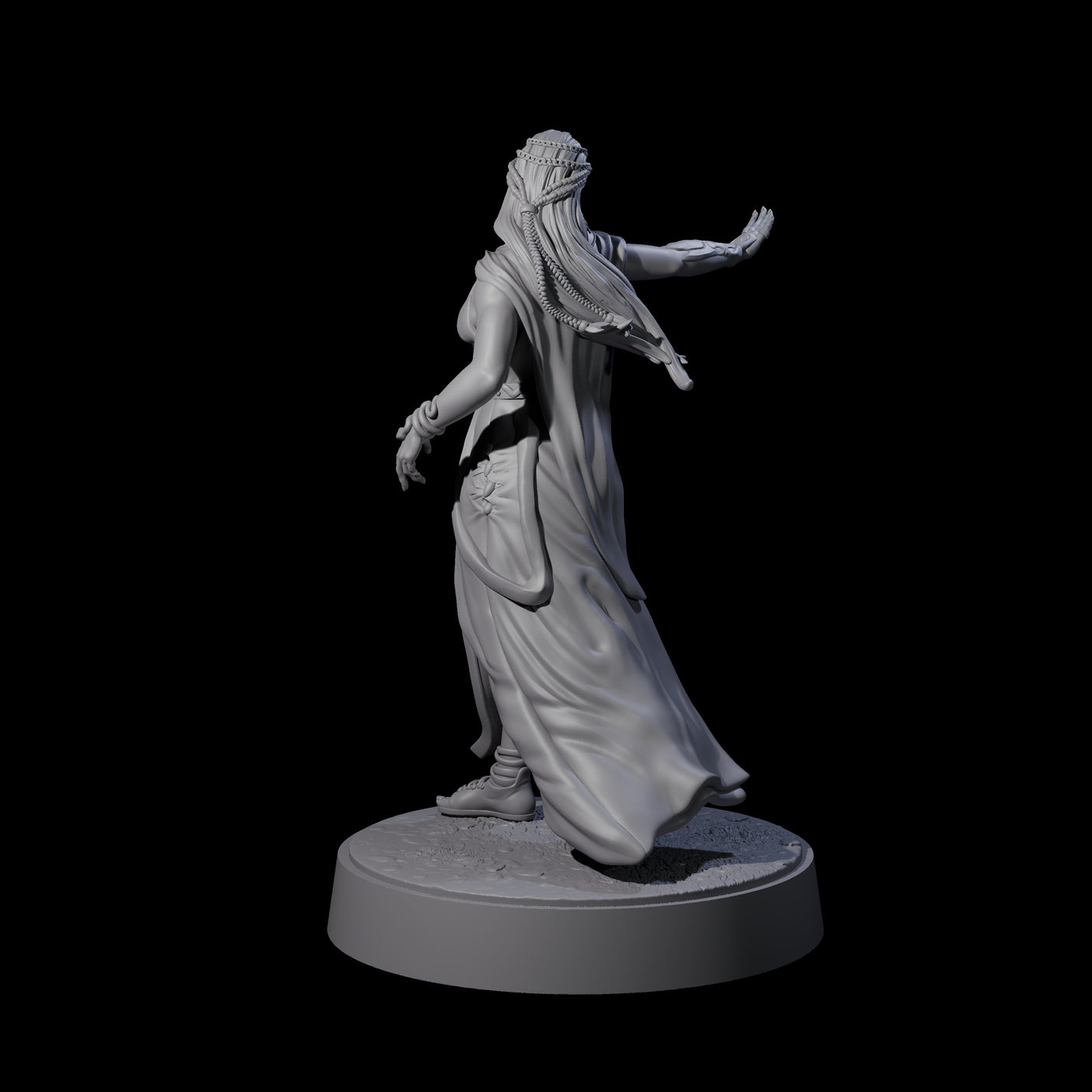Lady Hera - Confident Sorcerer Miniature for Dungeons and Dragons, Pathfinder or other TTRPGs