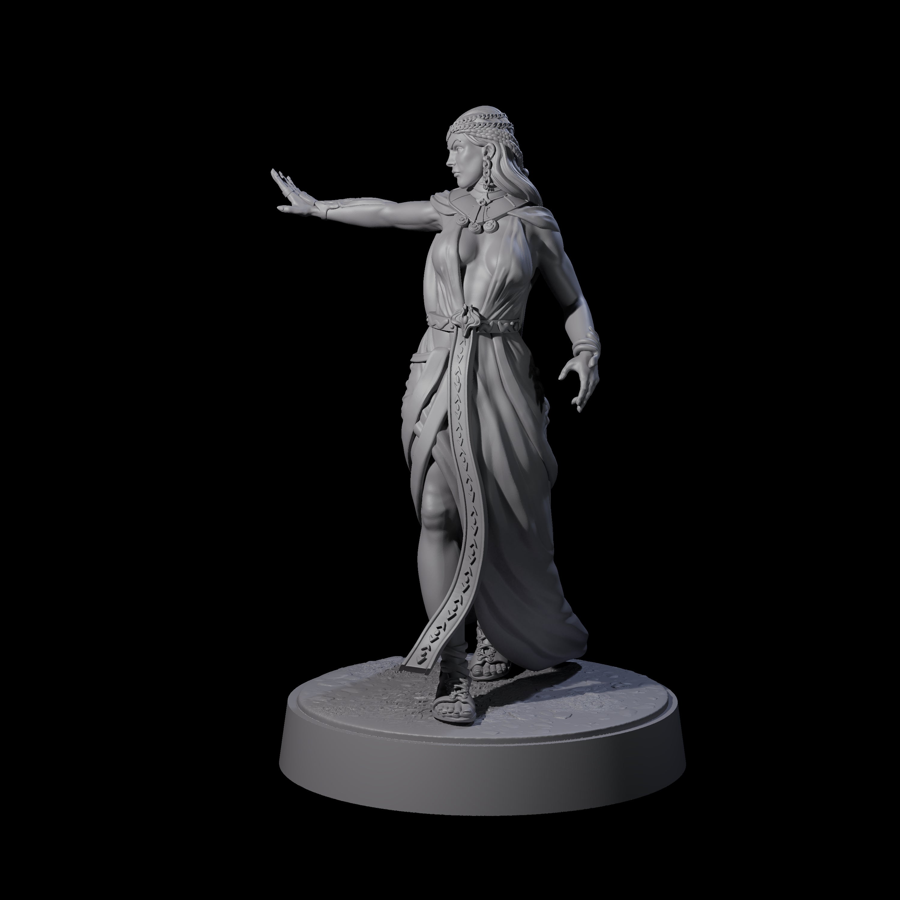 Lady Hera - Confident Sorcerer Miniature for Dungeons and Dragons, Pathfinder or other TTRPGs