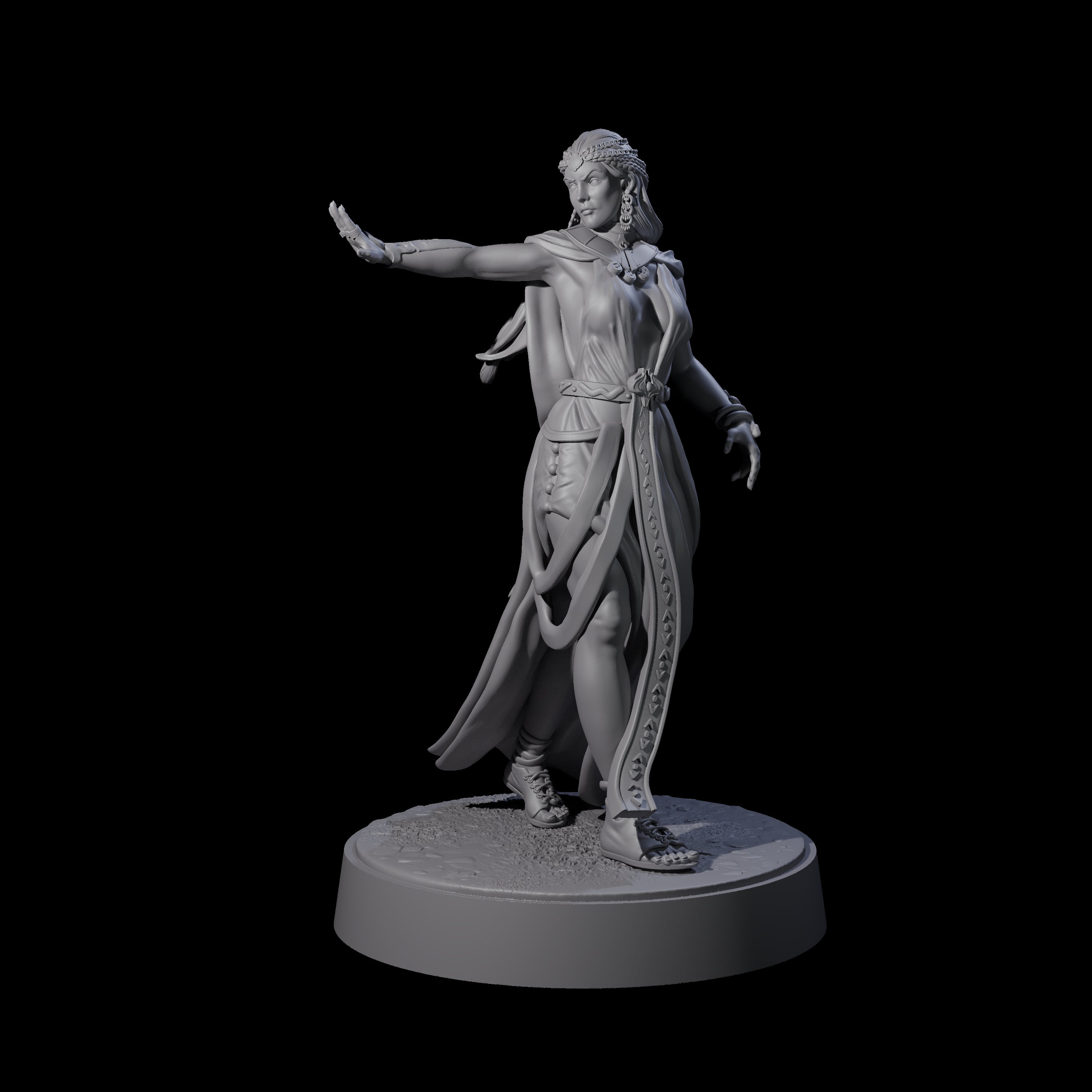 Lady Hera - Confident Sorcerer Miniature for Dungeons and Dragons, Pathfinder or other TTRPGs