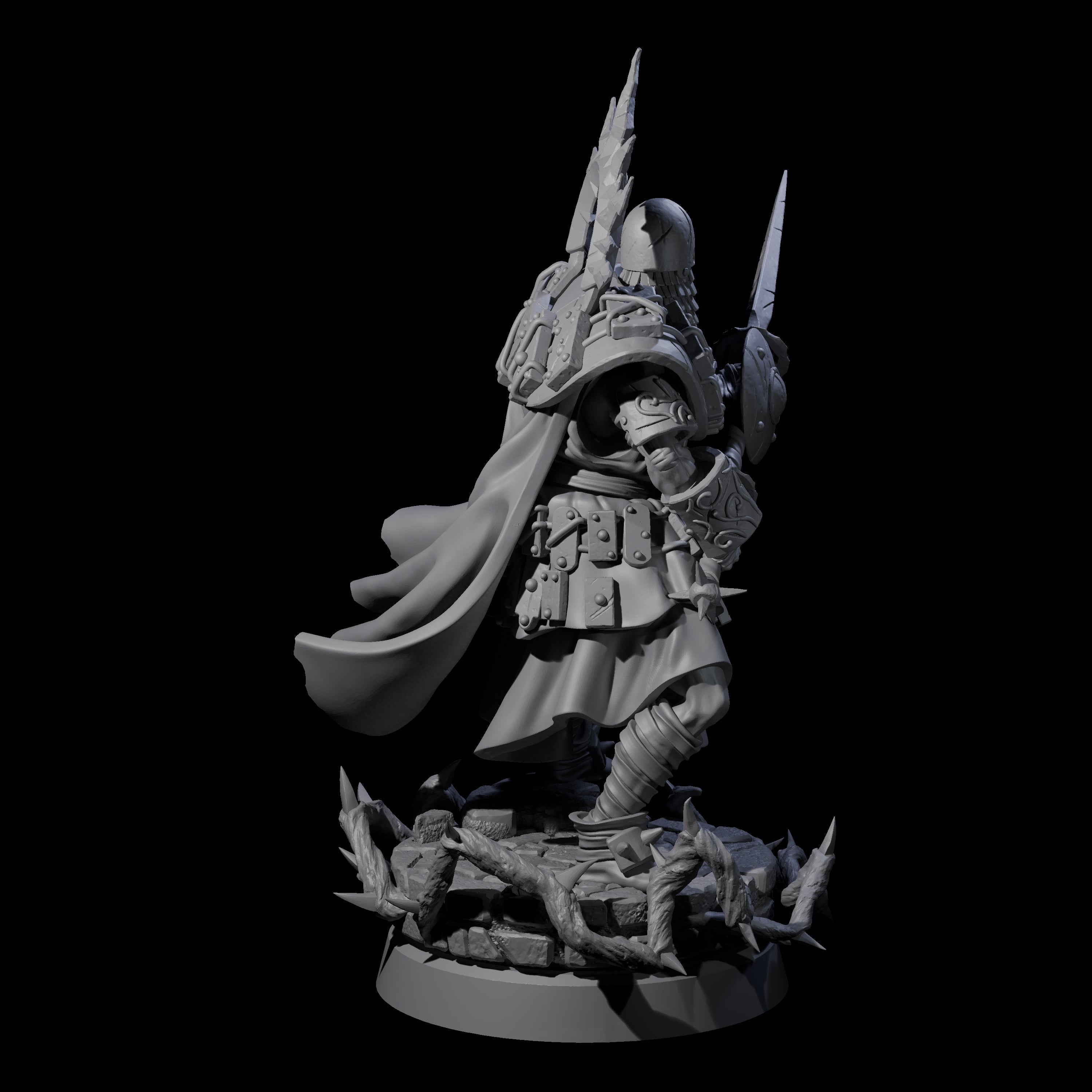 Last Stand Paladin Miniature for Dungeons and Dragons, Pathfinder or other TTRPGs