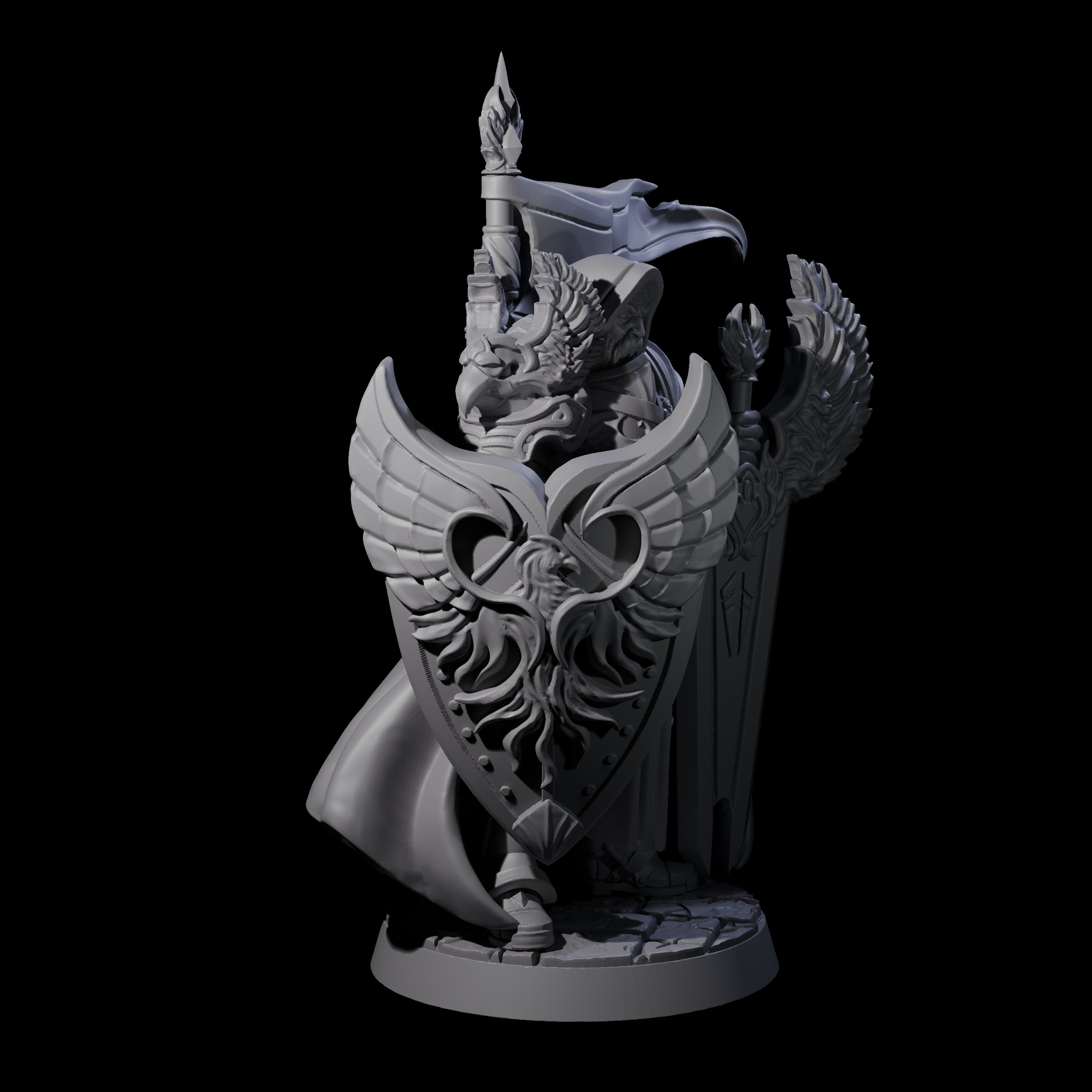 Leader of the Guard Miniature for Dungeons and Dragons, Pathfinder or other TTRPGs