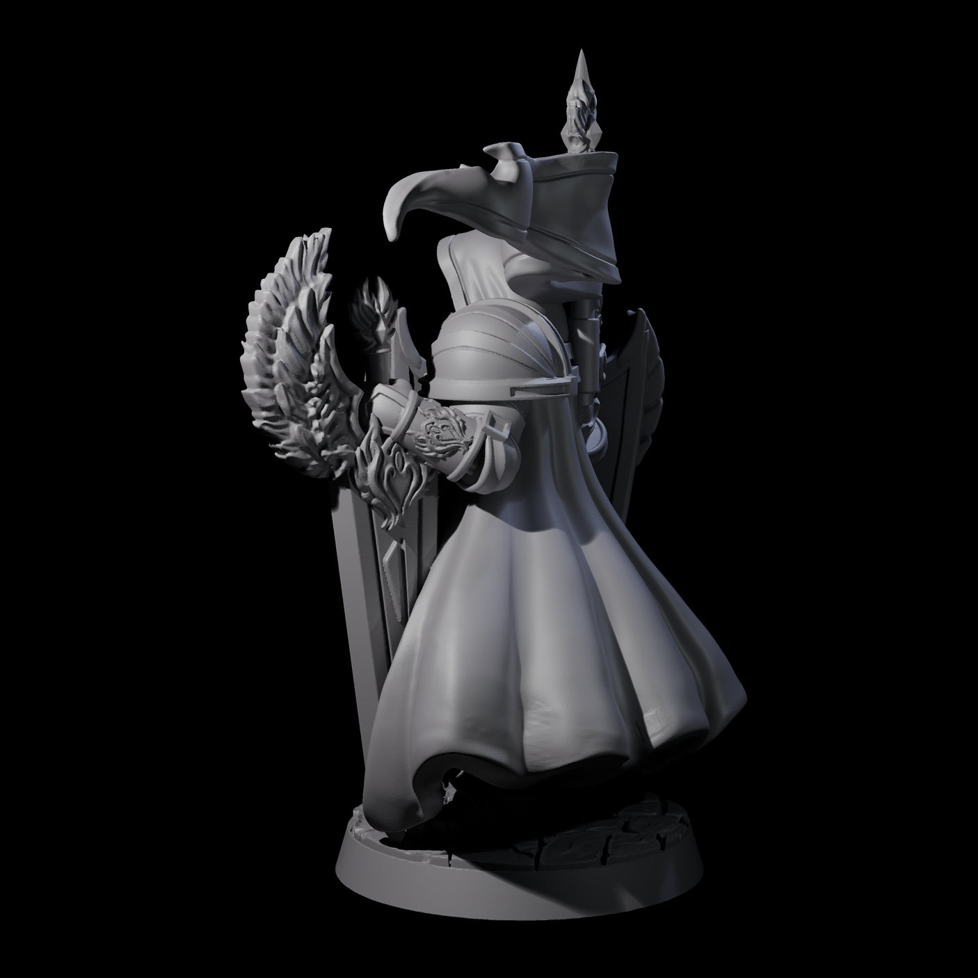 Leader of the Guard Miniature for Dungeons and Dragons, Pathfinder or other TTRPGs