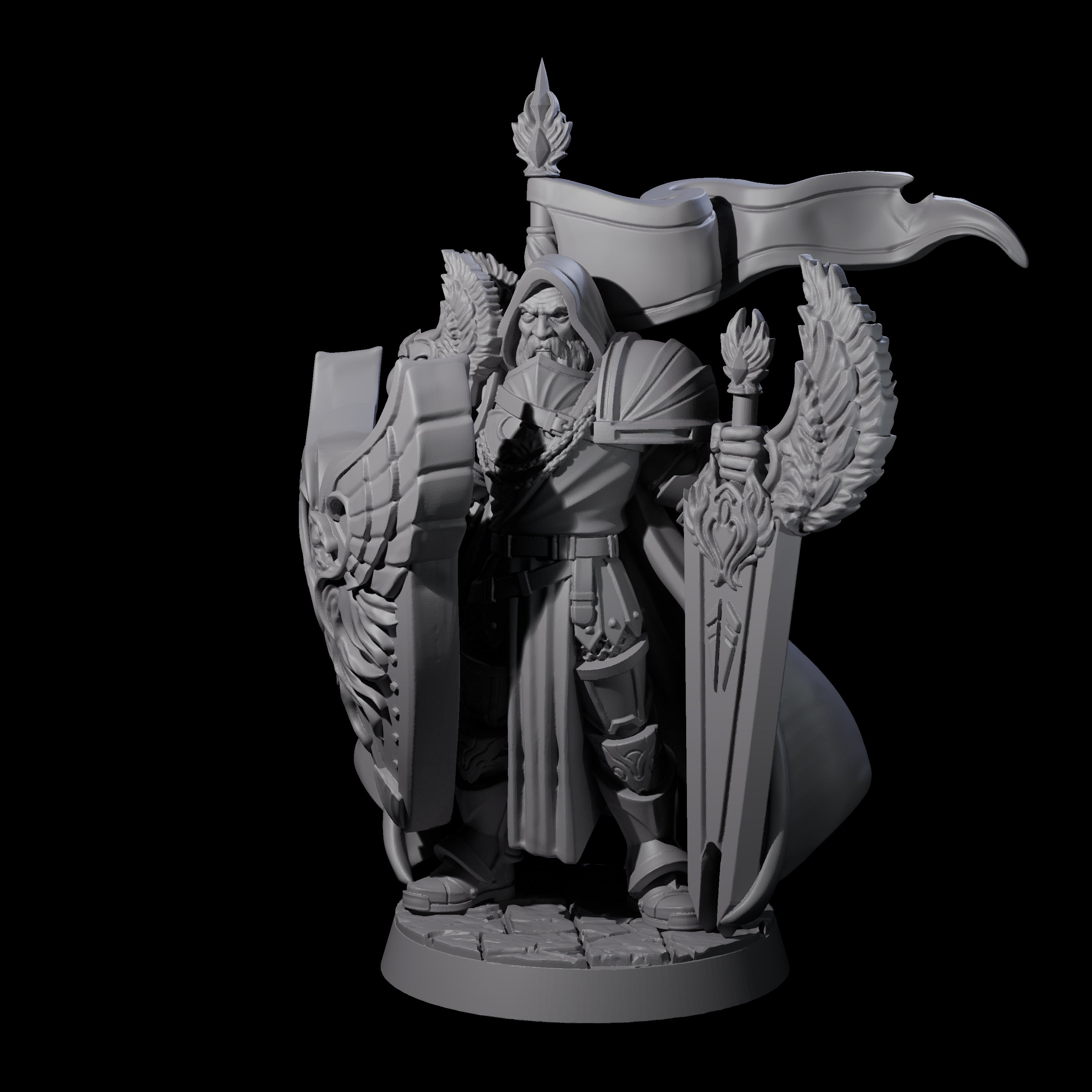 Leader of the Guard Miniature for Dungeons and Dragons, Pathfinder or other TTRPGs