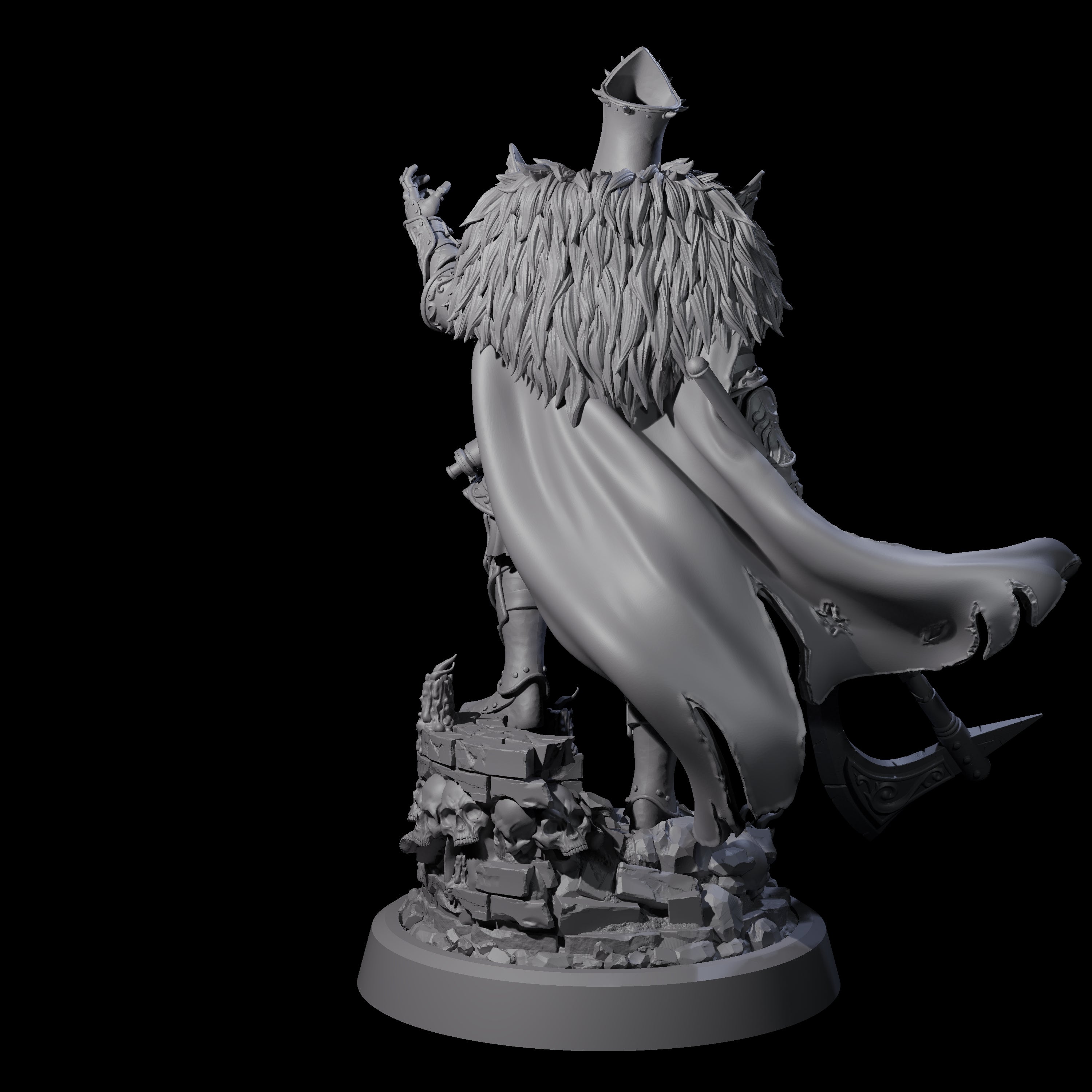 Leading Battle Lich Miniature for Dungeons and Dragons, Pathfinder or other TTRPGs