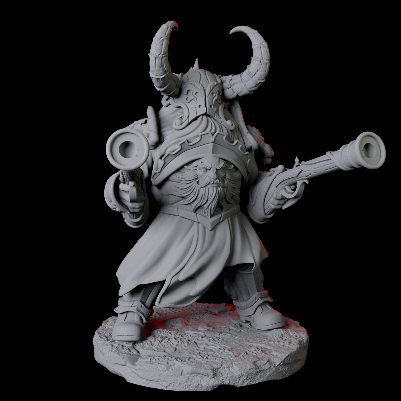 Leadspitter Rifleman A Miniature for Dungeons and Dragons, Pathfinder or other TTRPGs