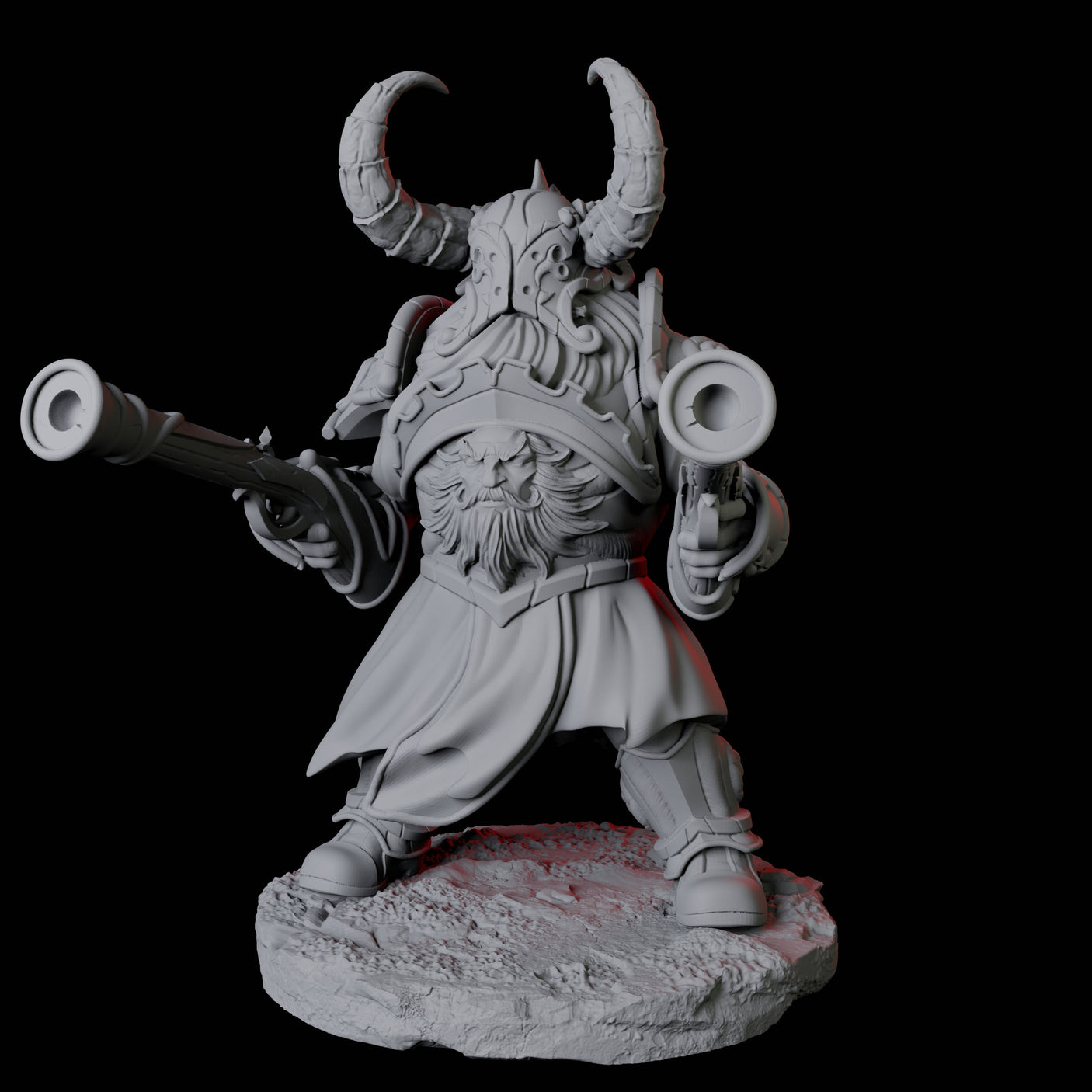 Leadspitter Rifleman A Miniature for Dungeons and Dragons, Pathfinder or other TTRPGs
