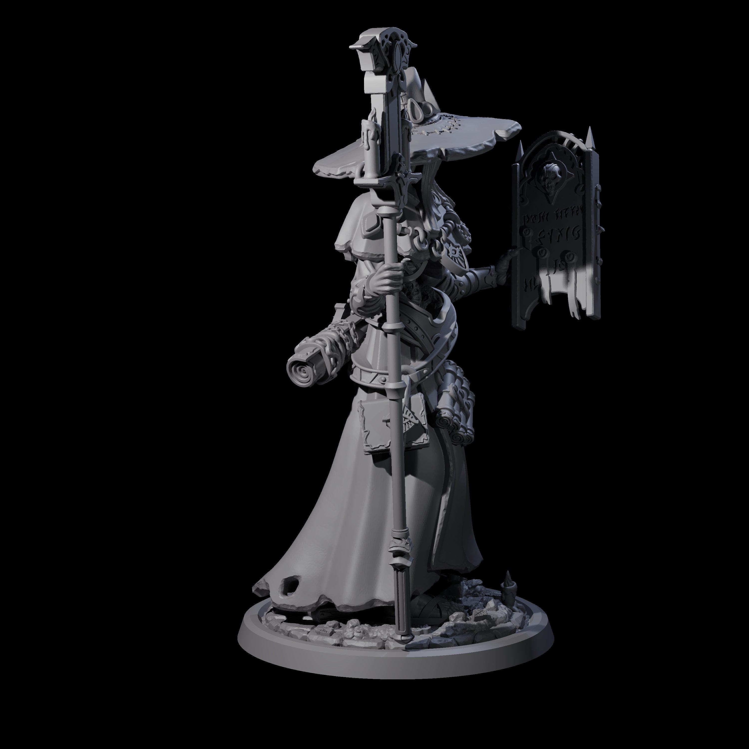 Learned Undead Scholar A Miniature for Dungeons and Dragons, Pathfinder or other TTRPGs