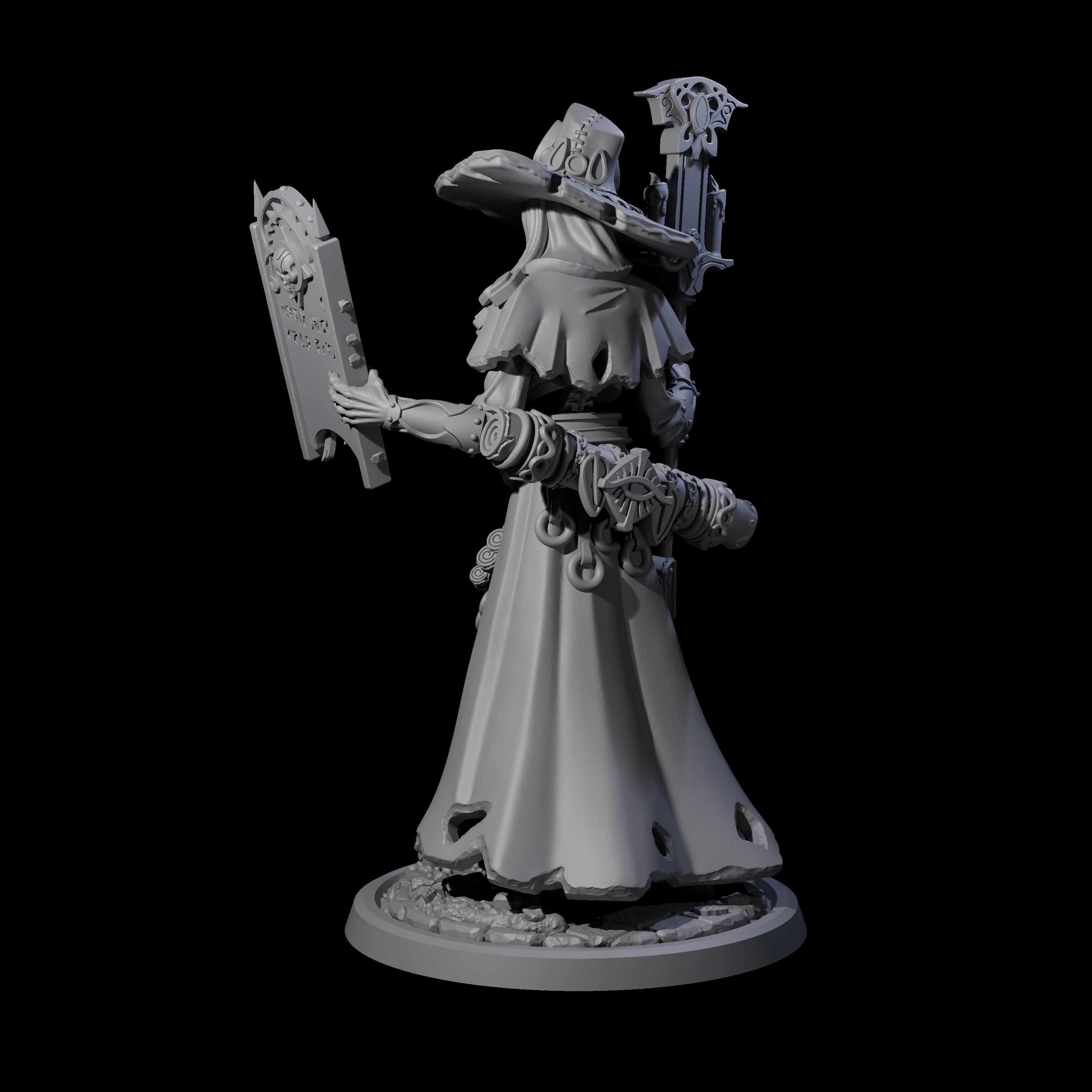 Learned Undead Scholar A Miniature for Dungeons and Dragons, Pathfinder or other TTRPGs