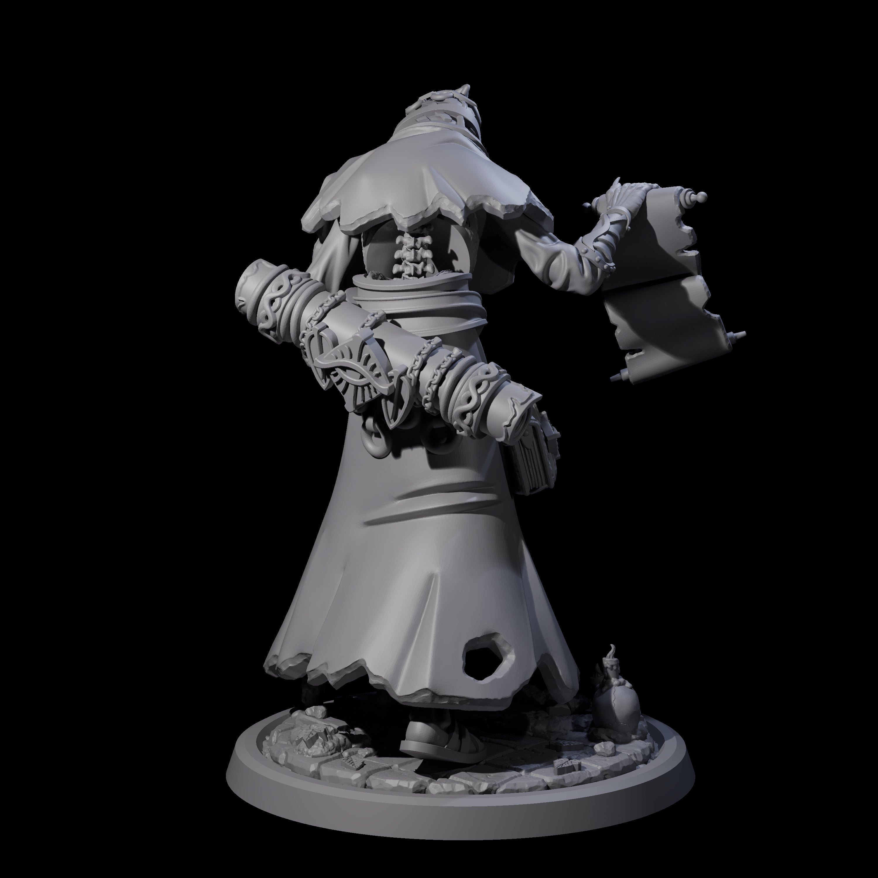 Learned Undead Scholar B Miniature for Dungeons and Dragons, Pathfinder or other TTRPGs