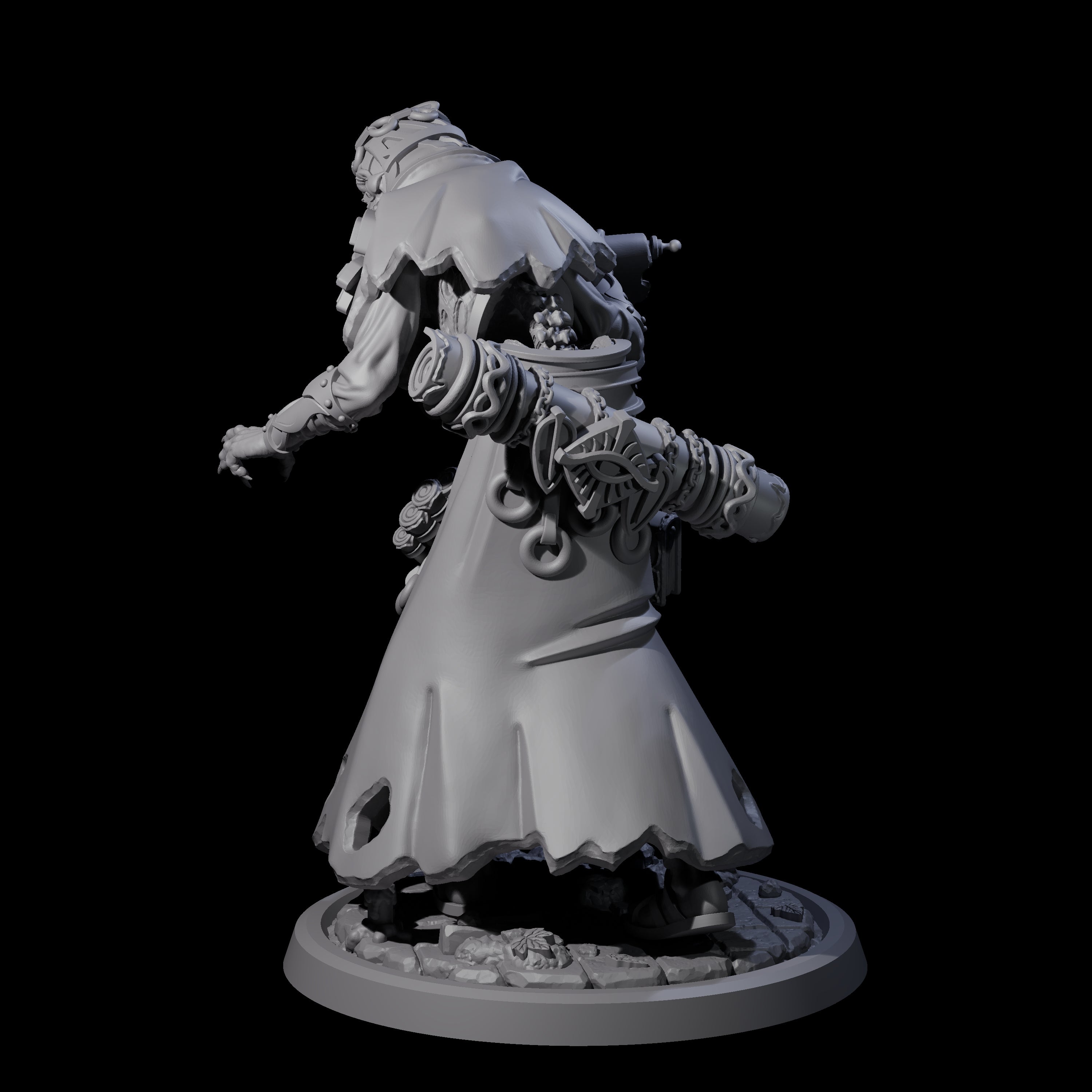 Learned Undead Scholar B Miniature for Dungeons and Dragons, Pathfinder or other TTRPGs