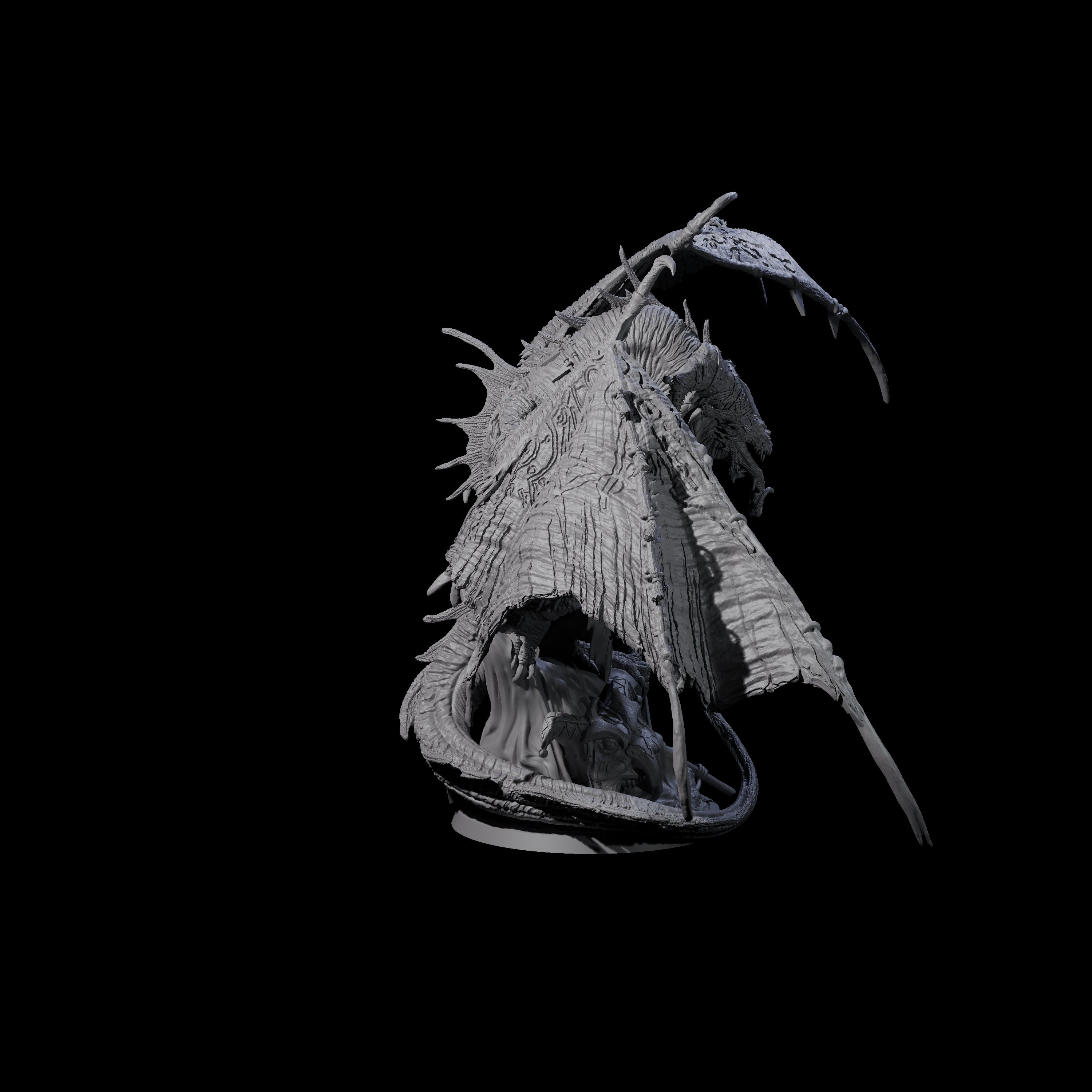 Leering Entertaining Circus Dragon Miniature for Dungeons and Dragons, Pathfinder or other TTRPGs