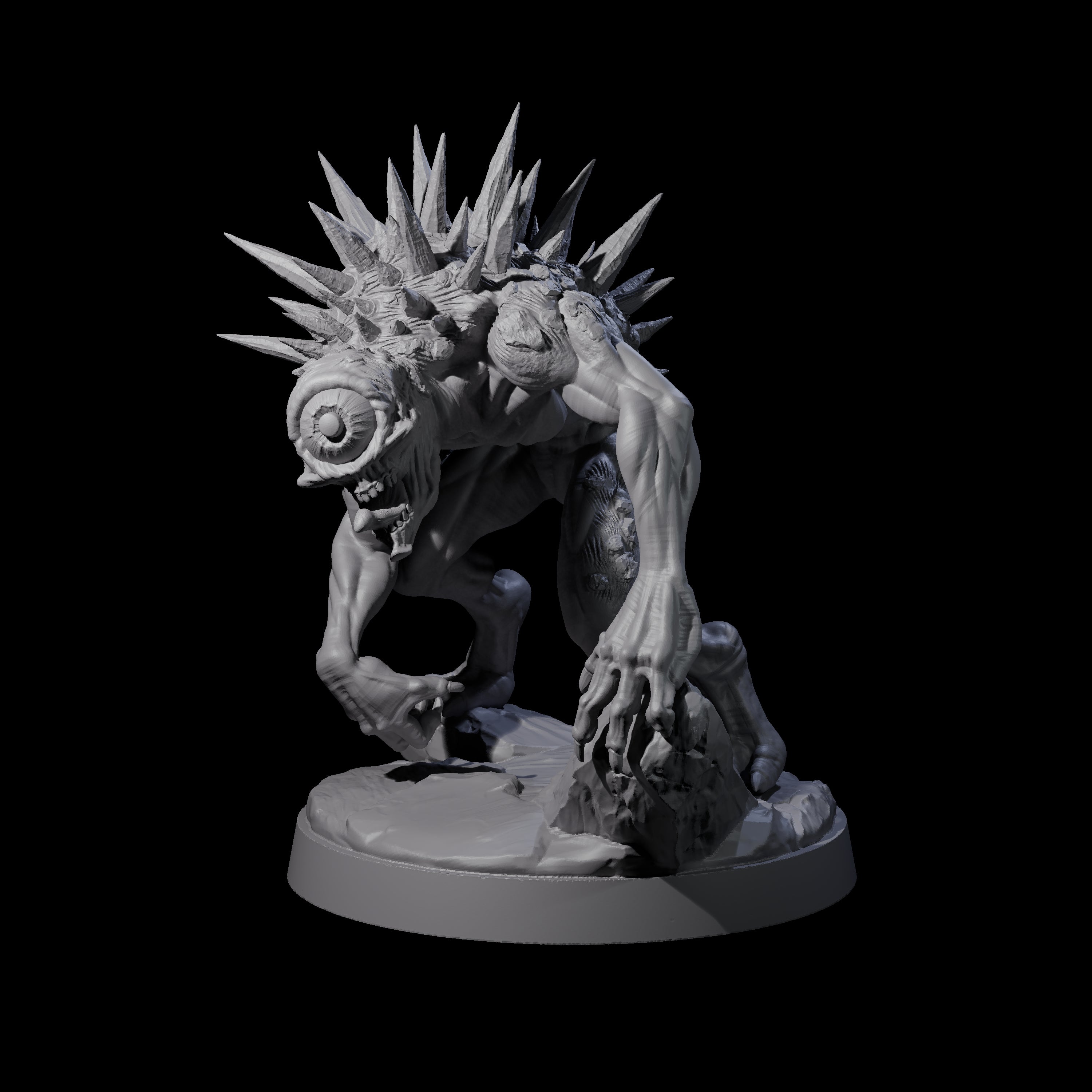 Leering Nothic Miniature for Dungeons and Dragons, Pathfinder or other TTRPGs