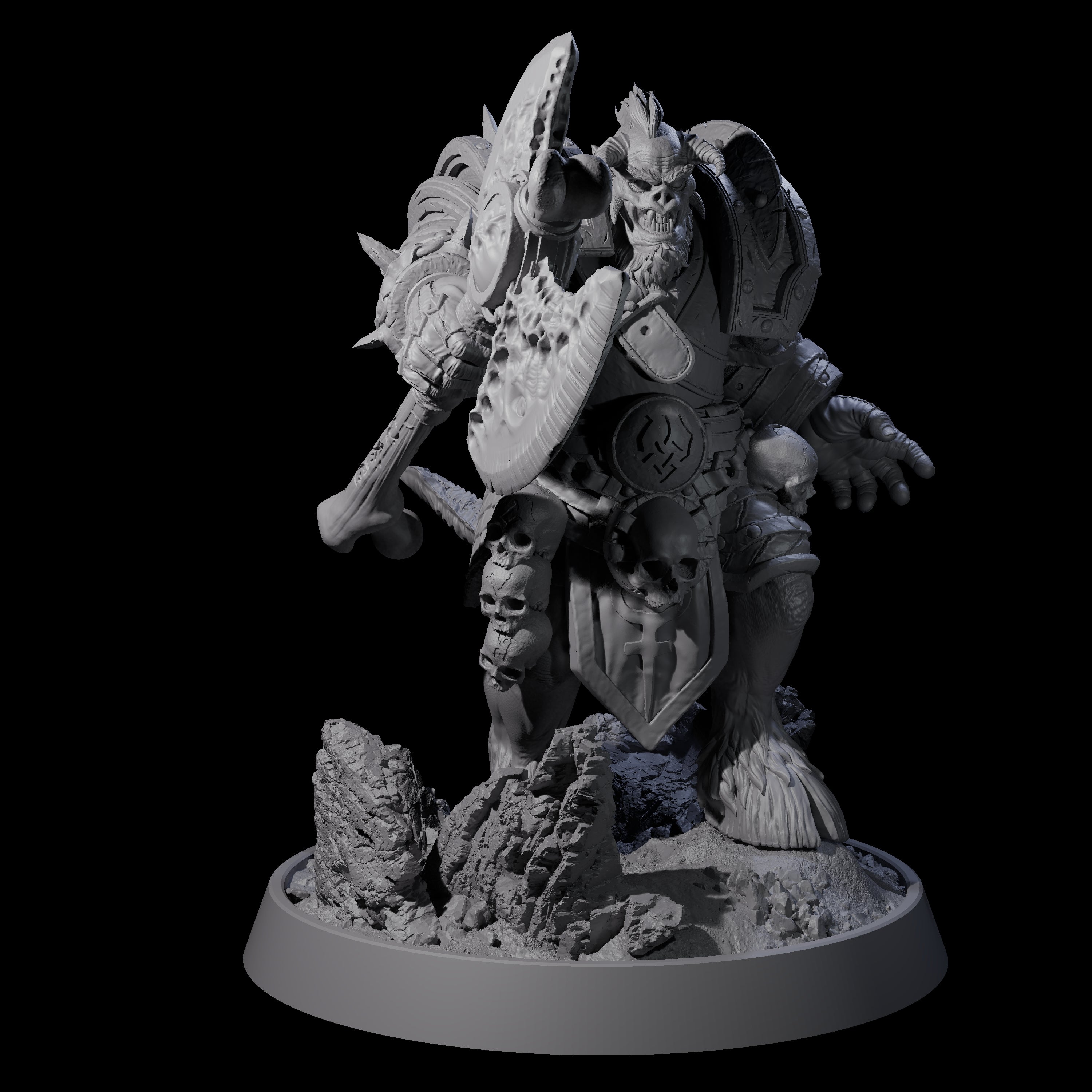 Legionnaire of Hel B Miniature for Dungeons and Dragons, Pathfinder or other TTRPGs
