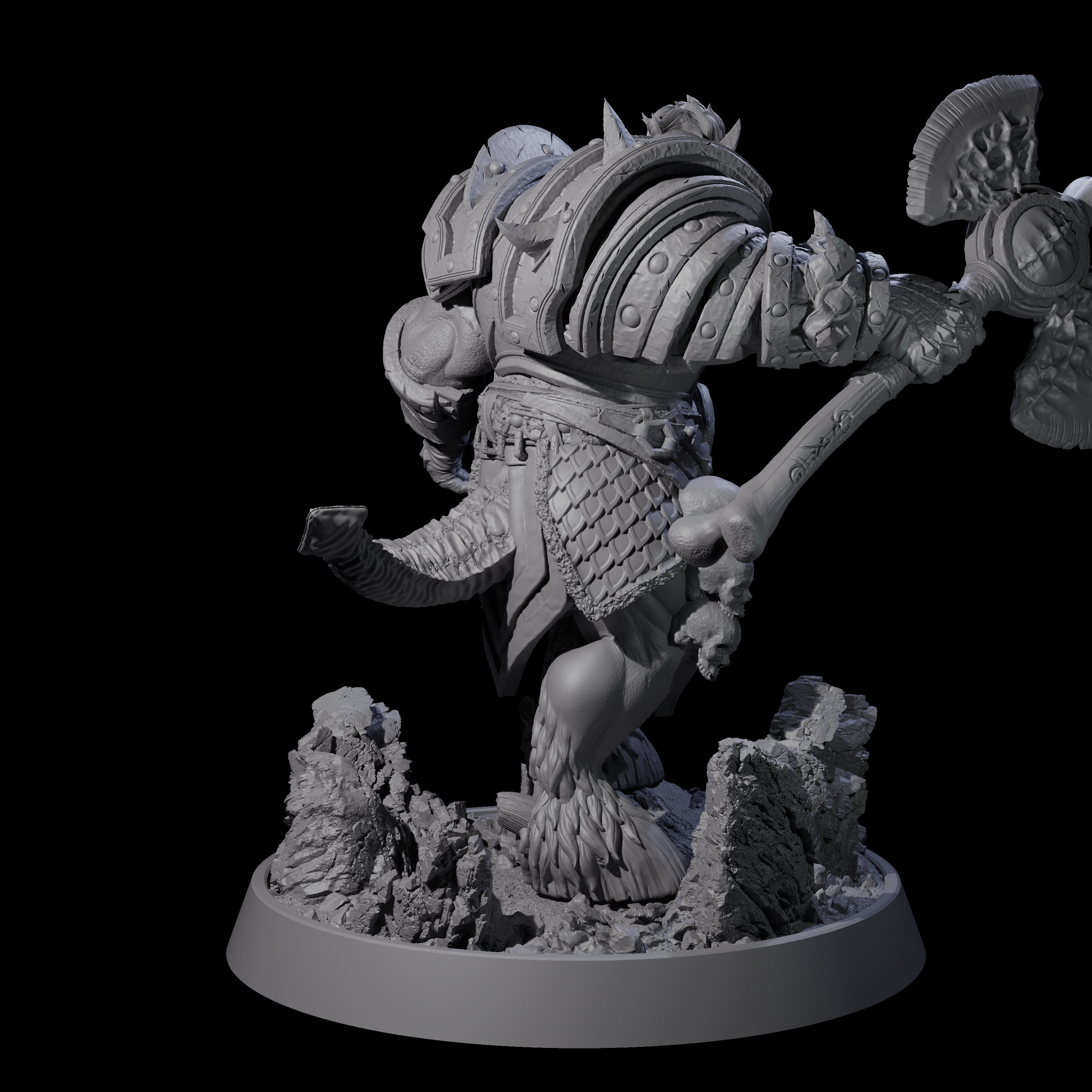 Legionnaire of Hel B Miniature for Dungeons and Dragons, Pathfinder or other TTRPGs