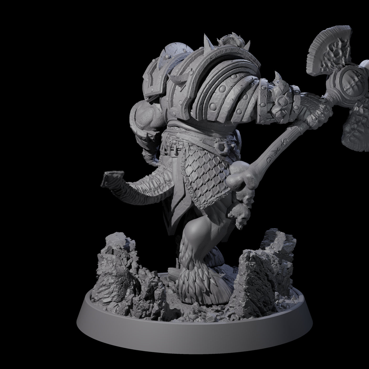 Legionnaire of Hel B Miniature for Dungeons and Dragons, Pathfinder or other TTRPGs