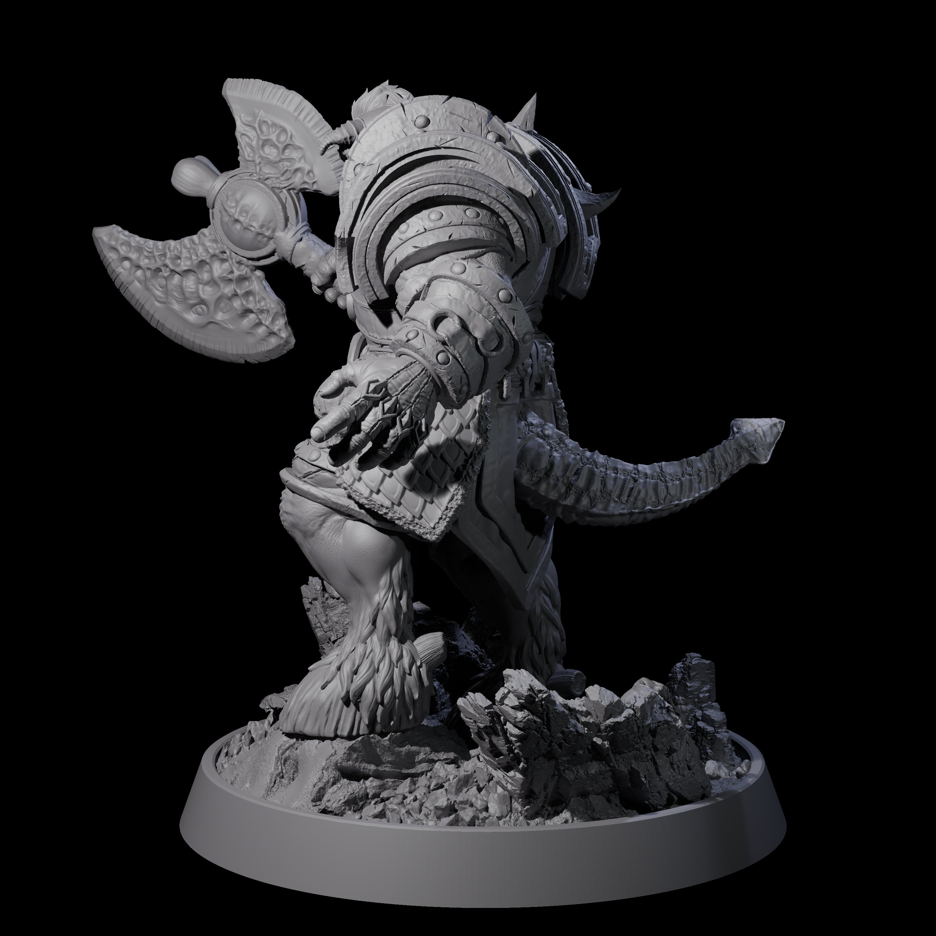 Legionnaire of Hel B Miniature for Dungeons and Dragons, Pathfinder or other TTRPGs