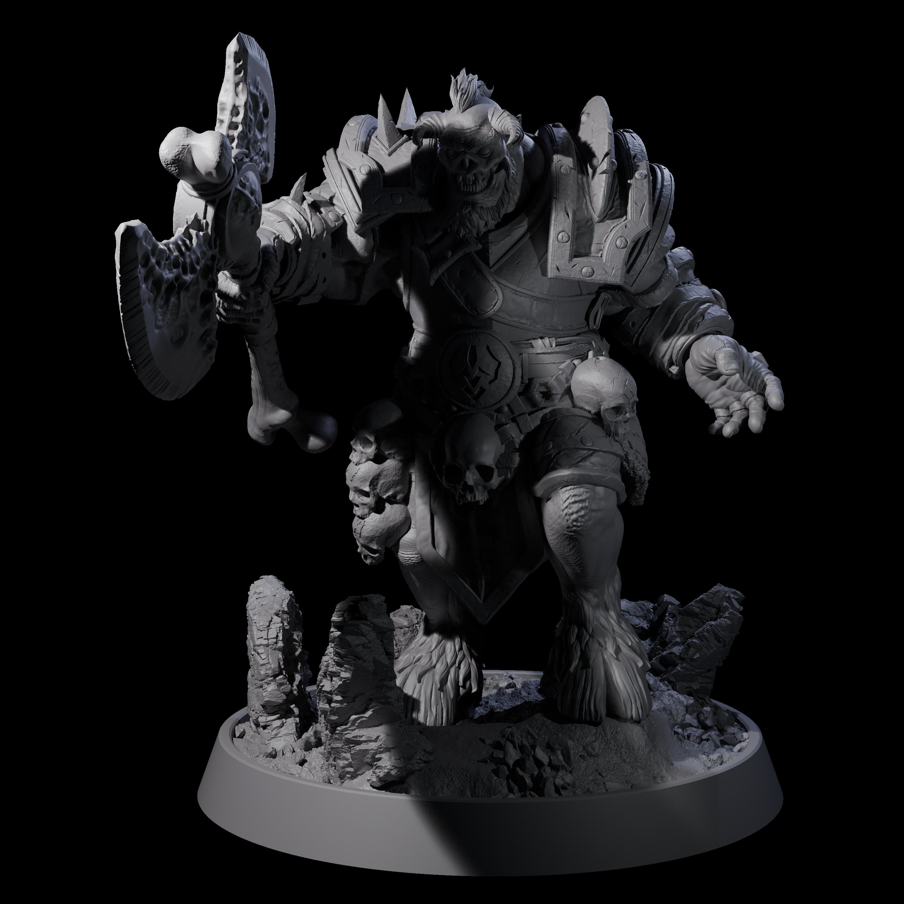 Legionnaire of Hel B Miniature for Dungeons and Dragons, Pathfinder or other TTRPGs
