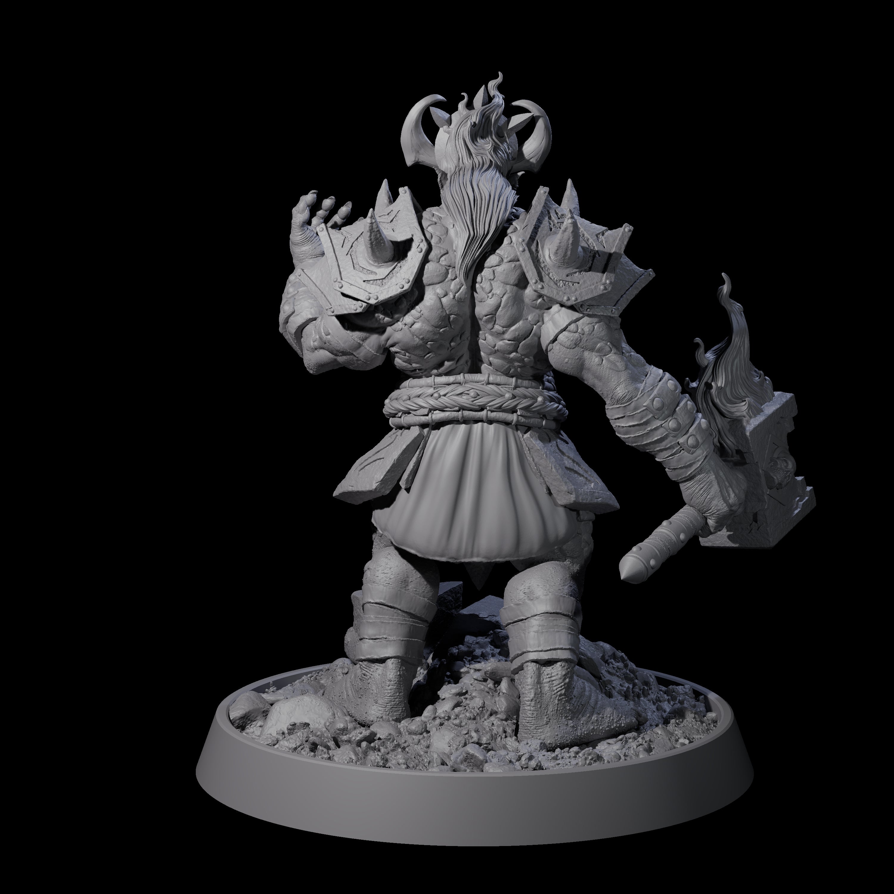 Legionnaire of Hel C Miniature for Dungeons and Dragons, Pathfinder or other TTRPGs